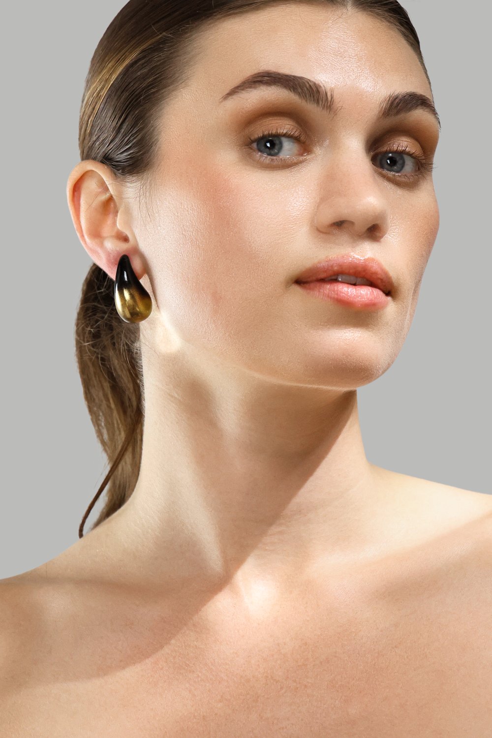 Earrings Verdé Glow– 18k Gold Plated
