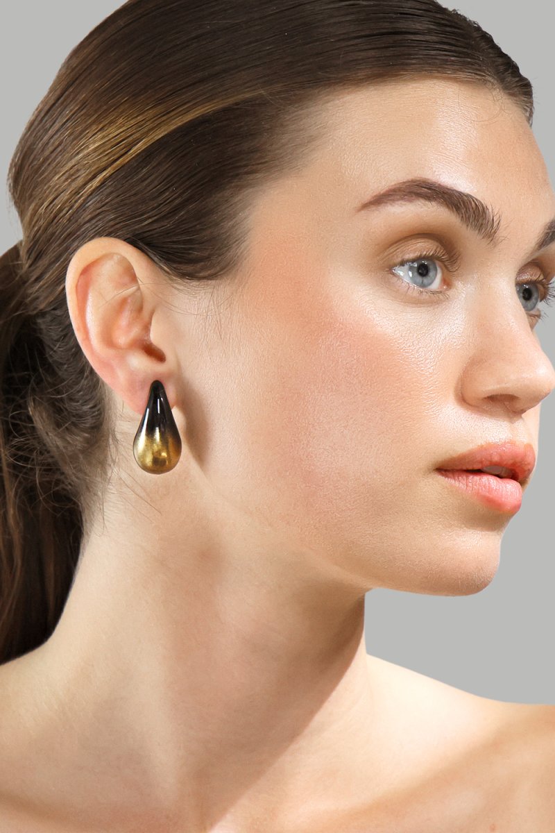 Earrings Verdé Glow– 18k Gold Plated