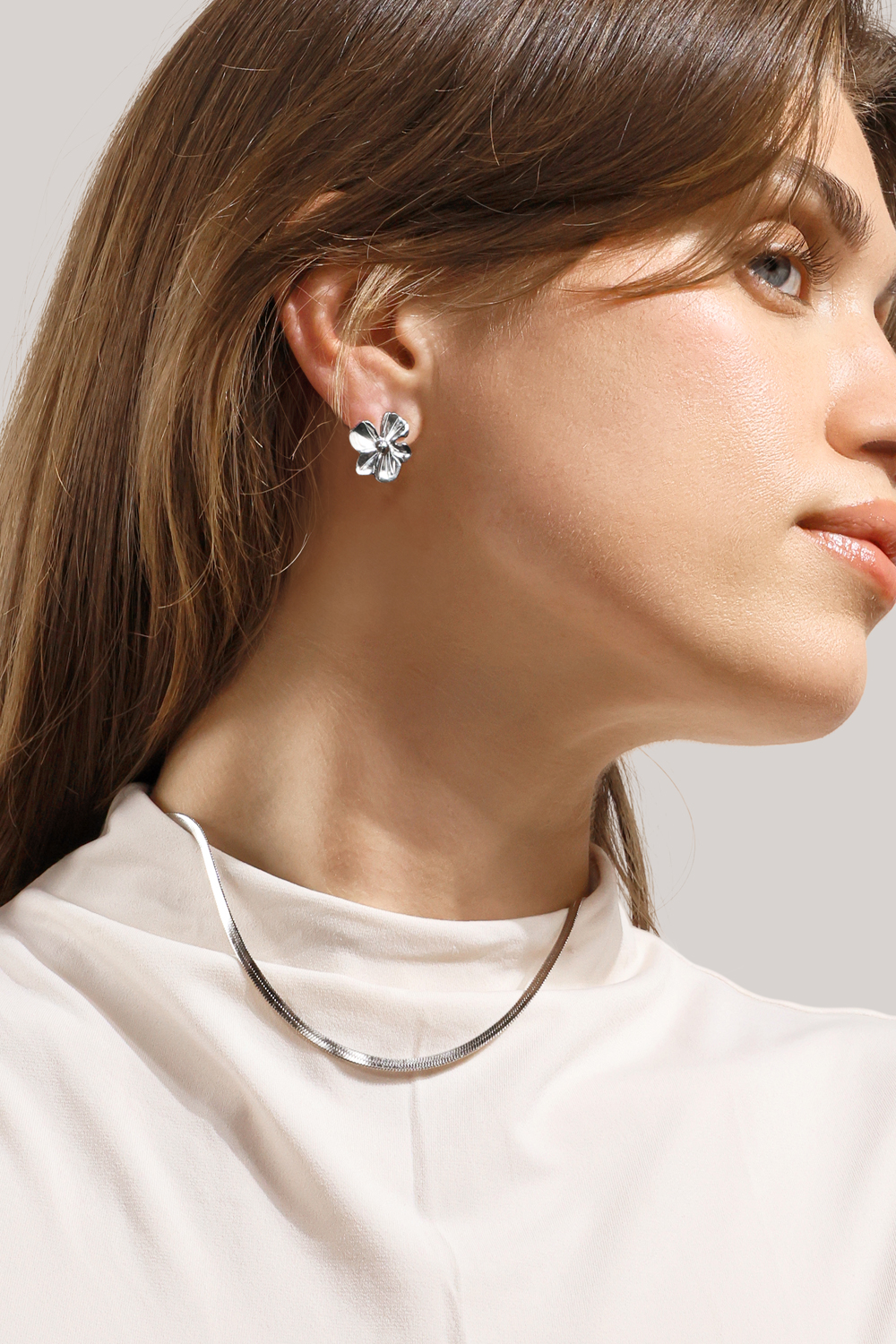 Florabella Earrings - Silver Plated