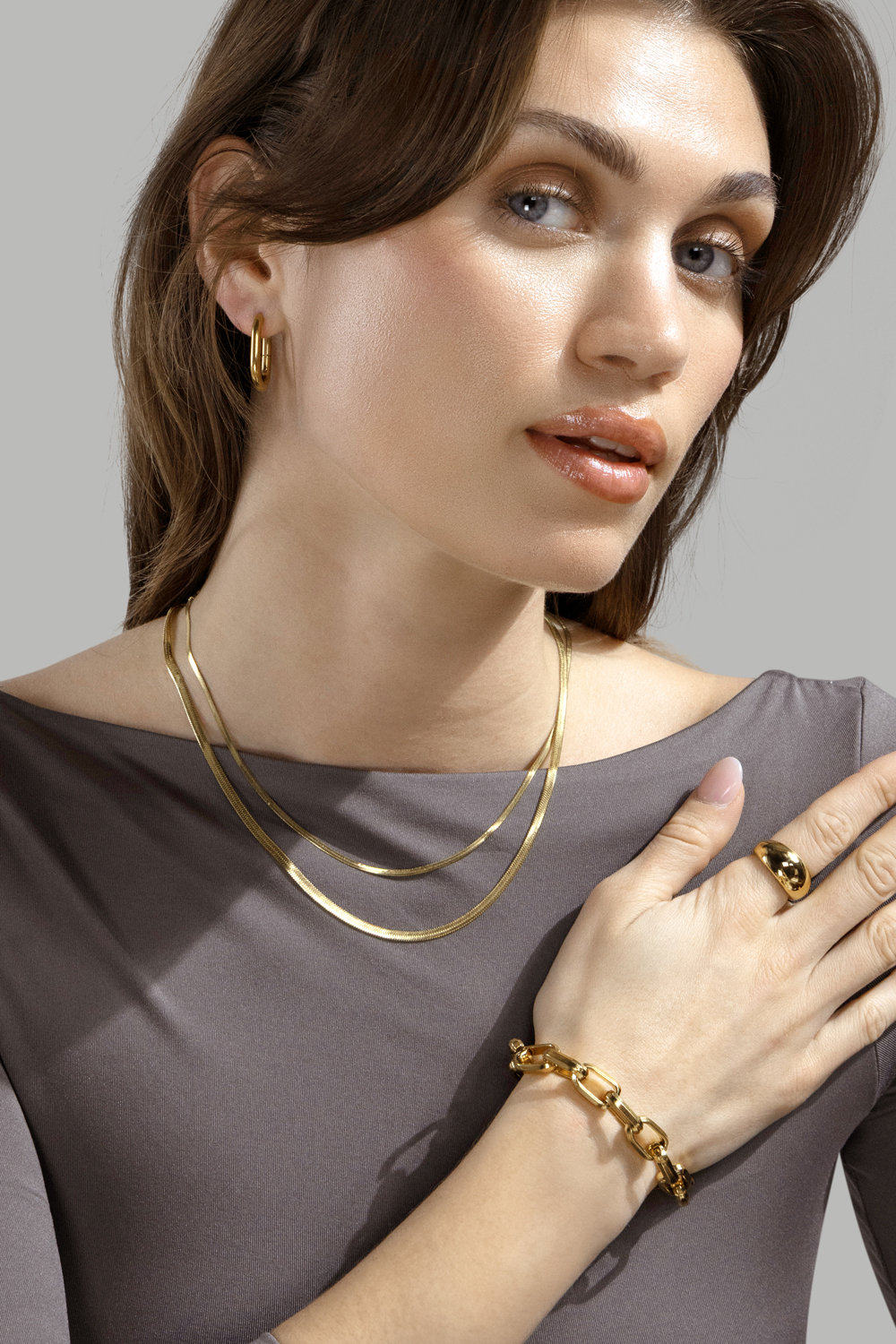 Necklace Serpent - 18k Gold Plated