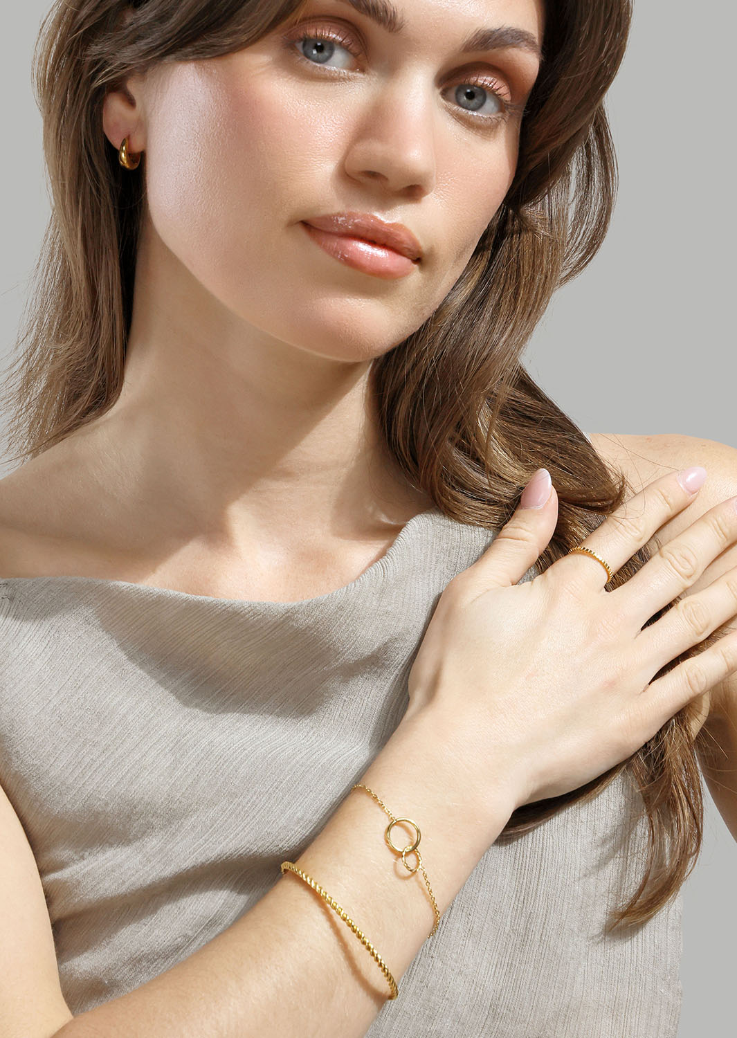 Earring Verona- 18k Gold Plated
