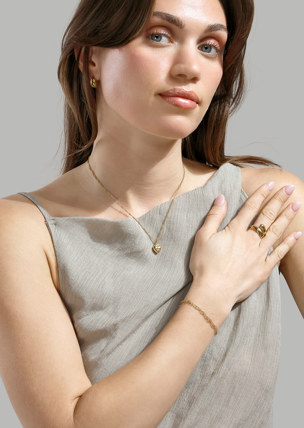 Ring Bold Drops - 18k Gold Plated