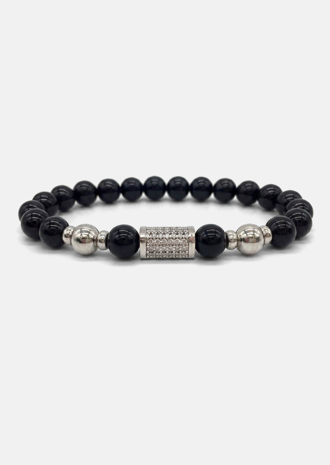 Beaded Bracelet Obsidian Valor