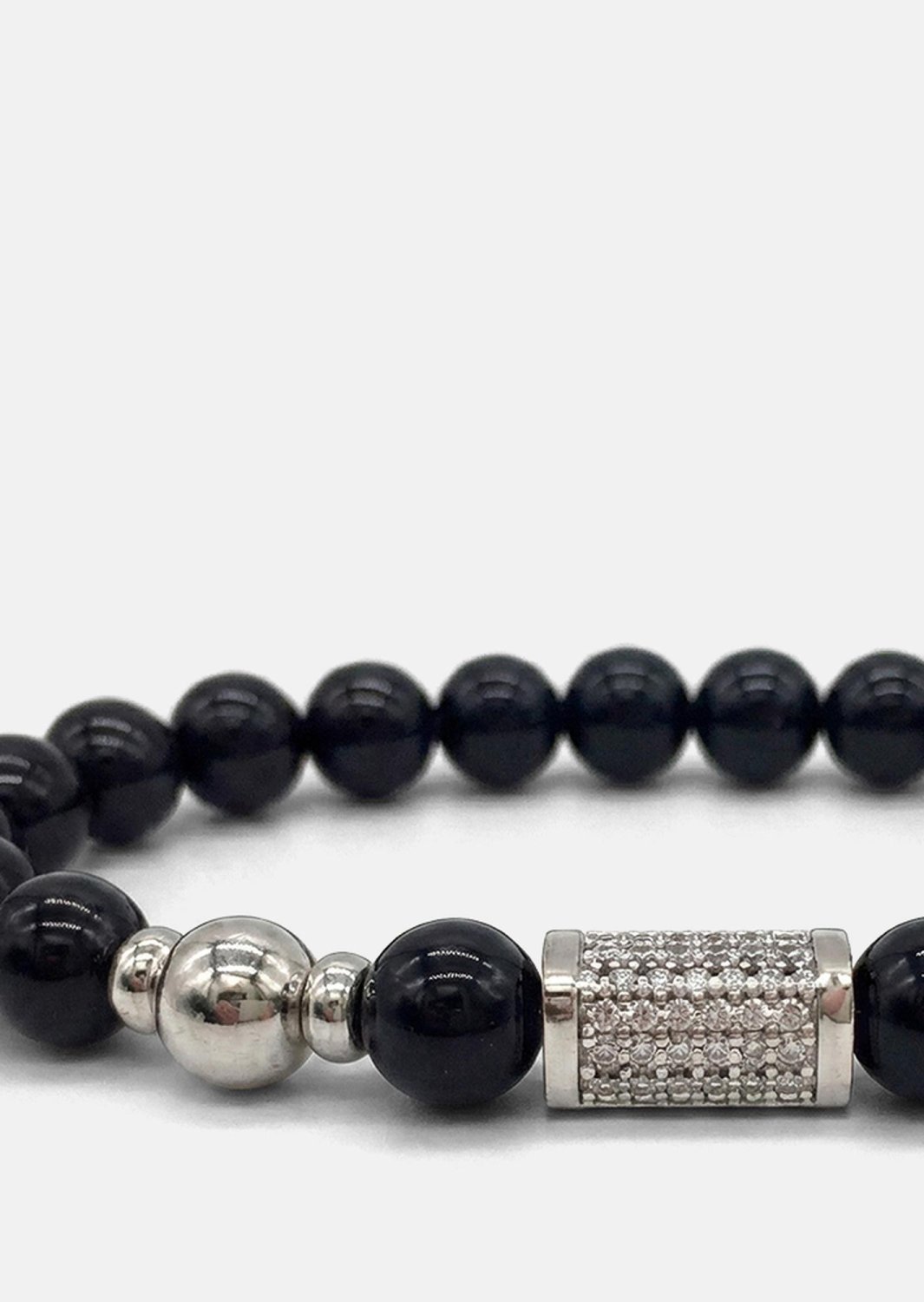 Beaded Bracelet Obsidian Valor