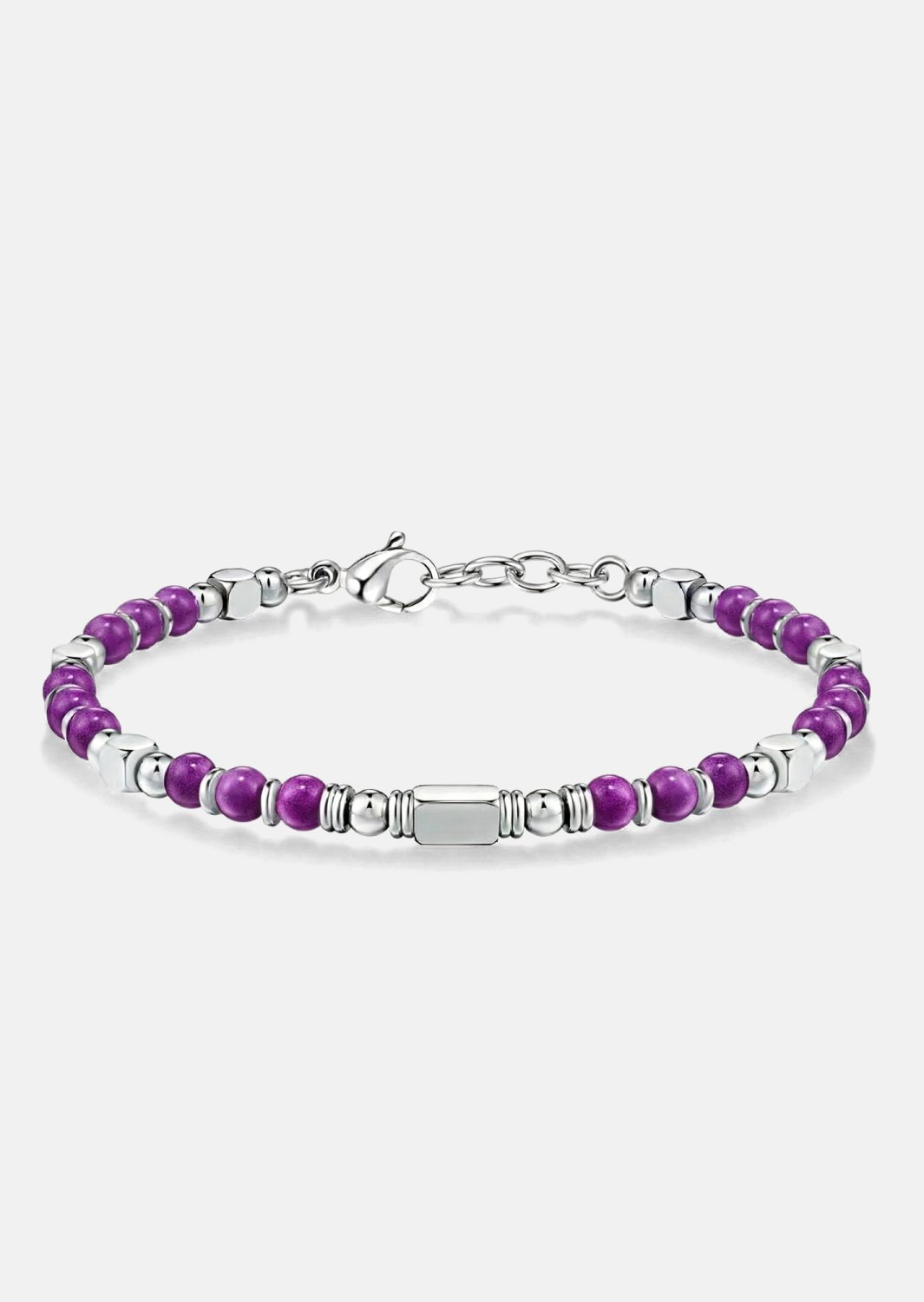 Beaded Bracelet Violet Shield
