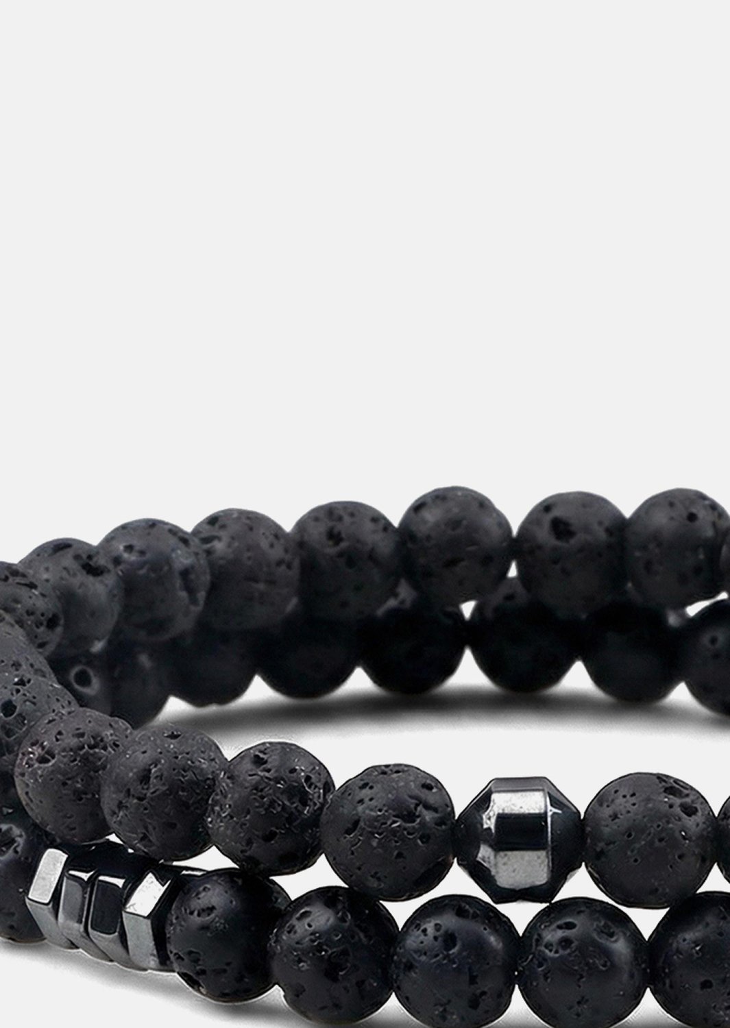 Beaded Bracelet Onyx Edge