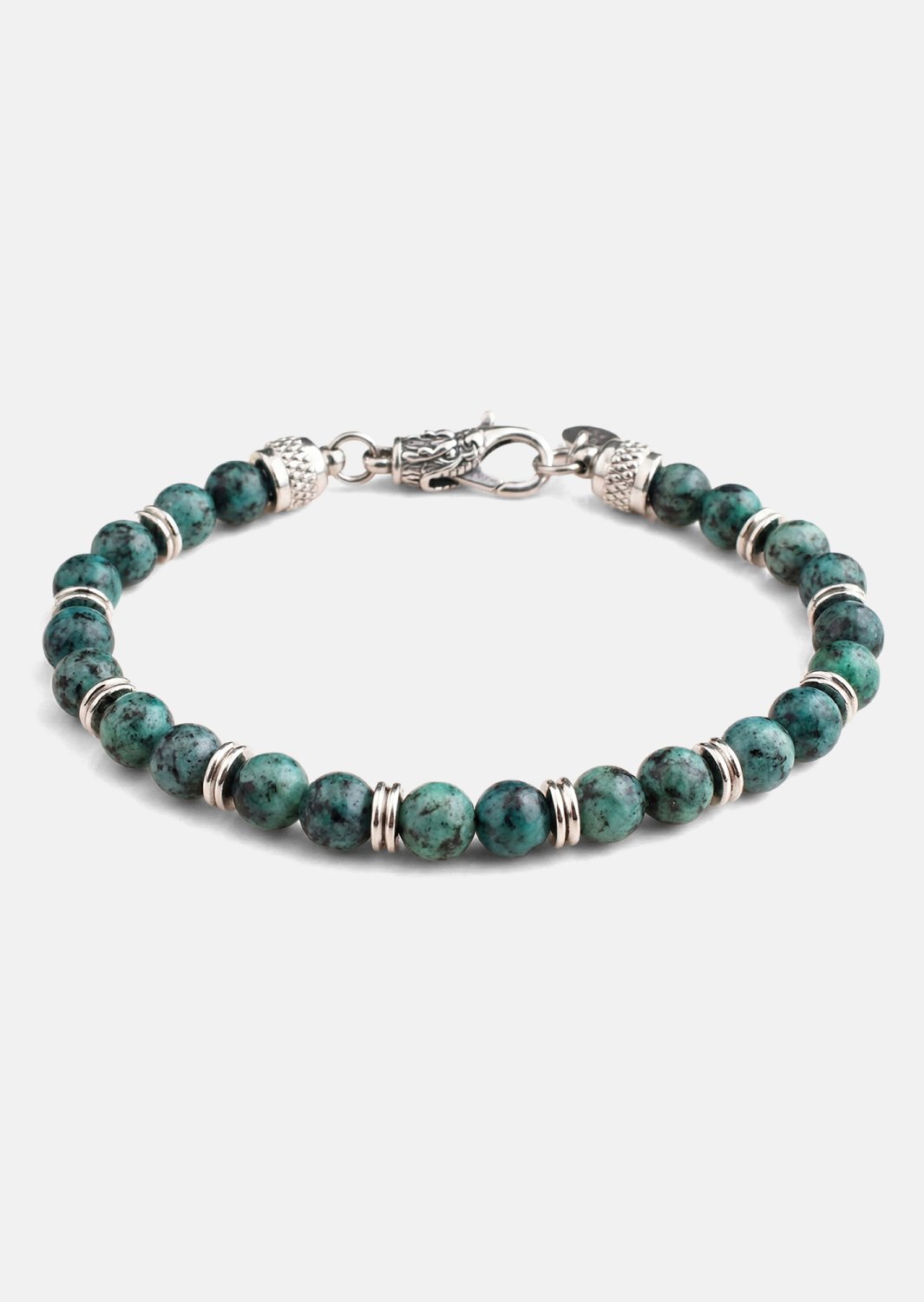 Beaded Bracelet Emerald Flare