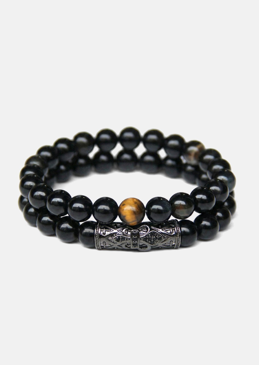 Beaded Bracelet Onyx Valor