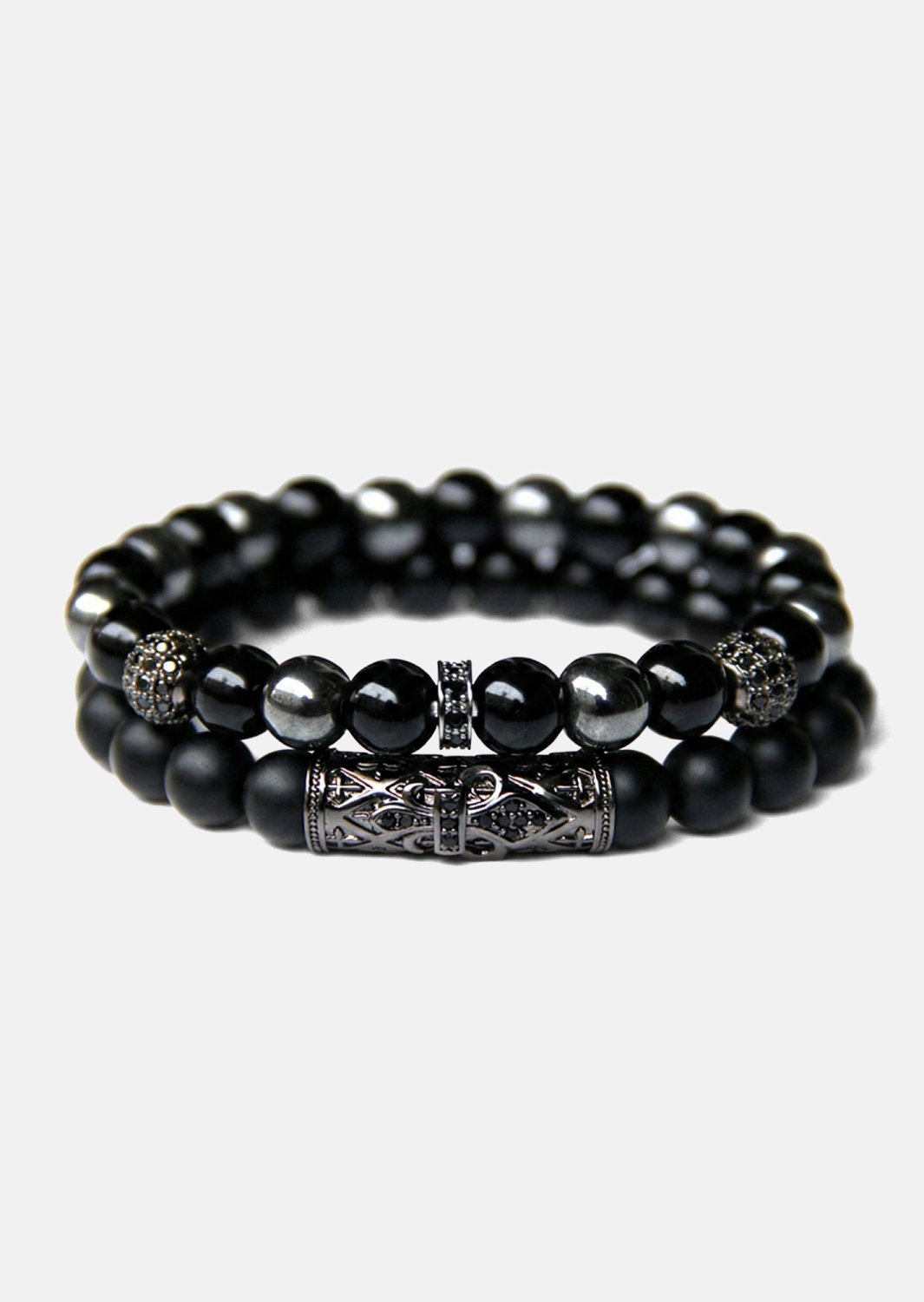 Beaded Bracelet Sterling Knight