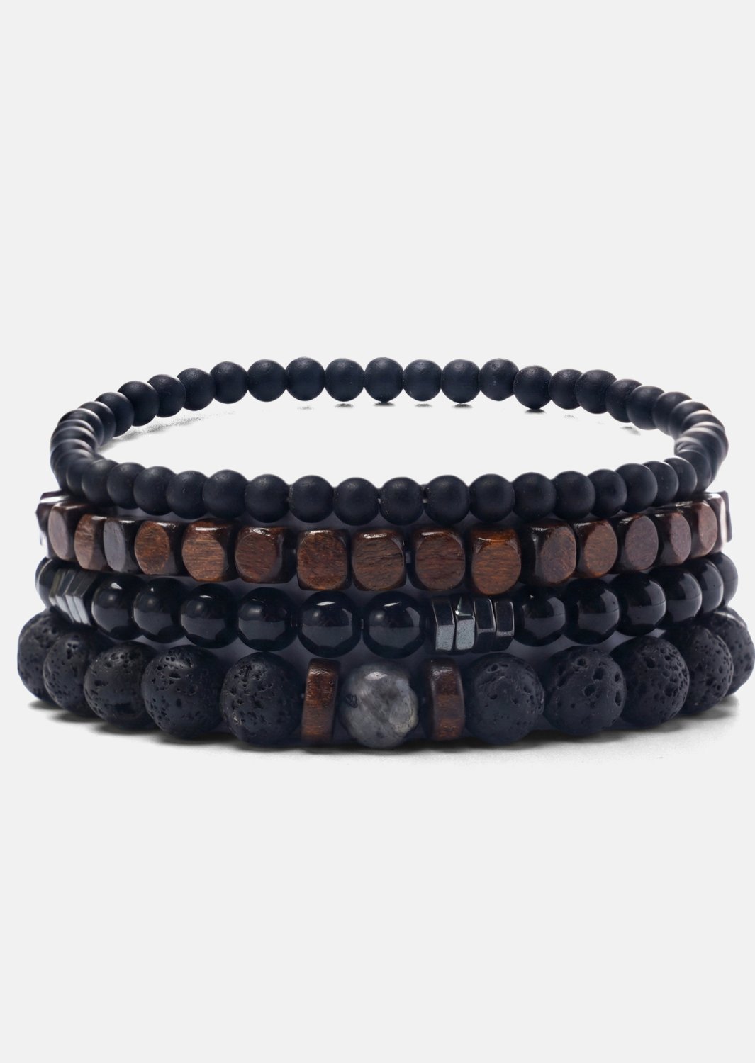 Beaded Bracelet Onyx Harmony