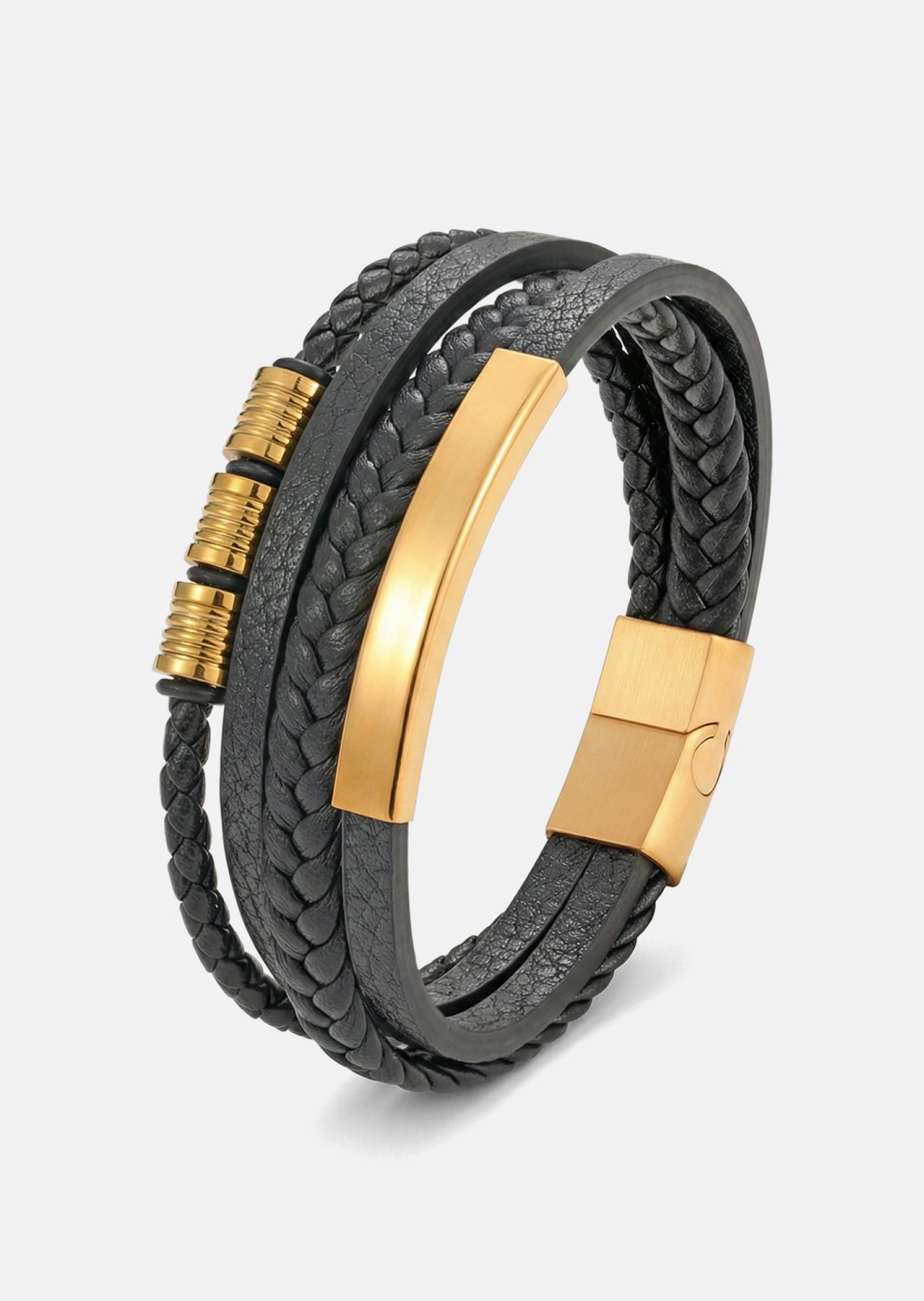 Leather Bracelet Titan Embrace