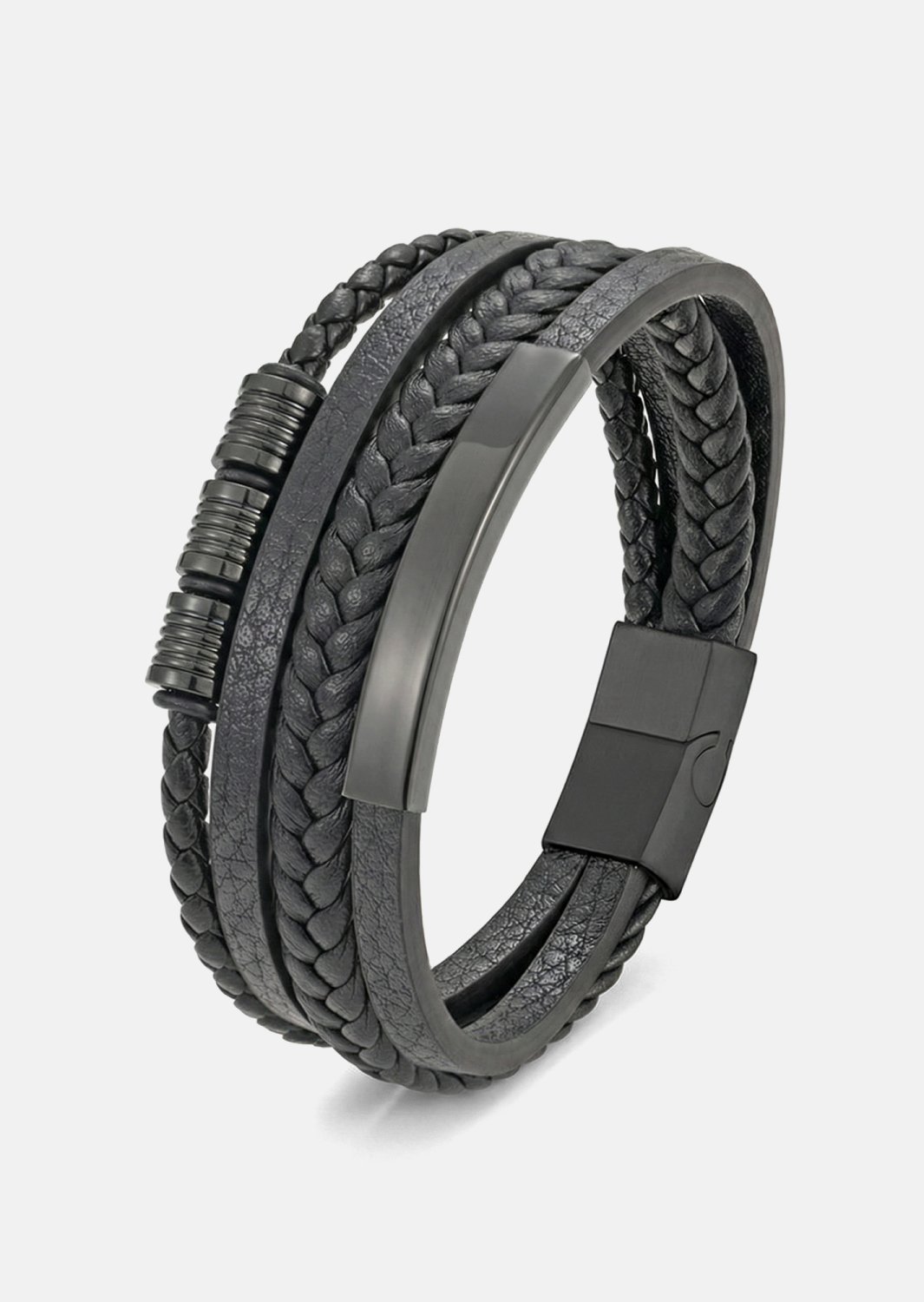Leather Bracelet Iron Vow