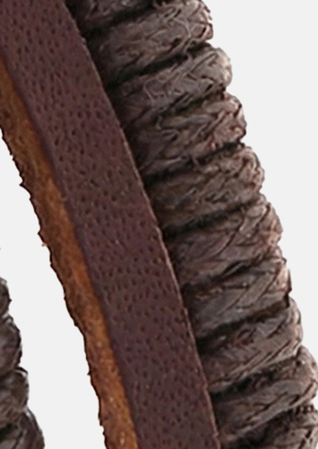 Leather Bracelet Echelon Weave
