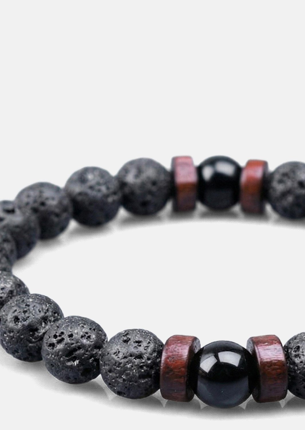 Beaded Bracelet Obsidian Realm
