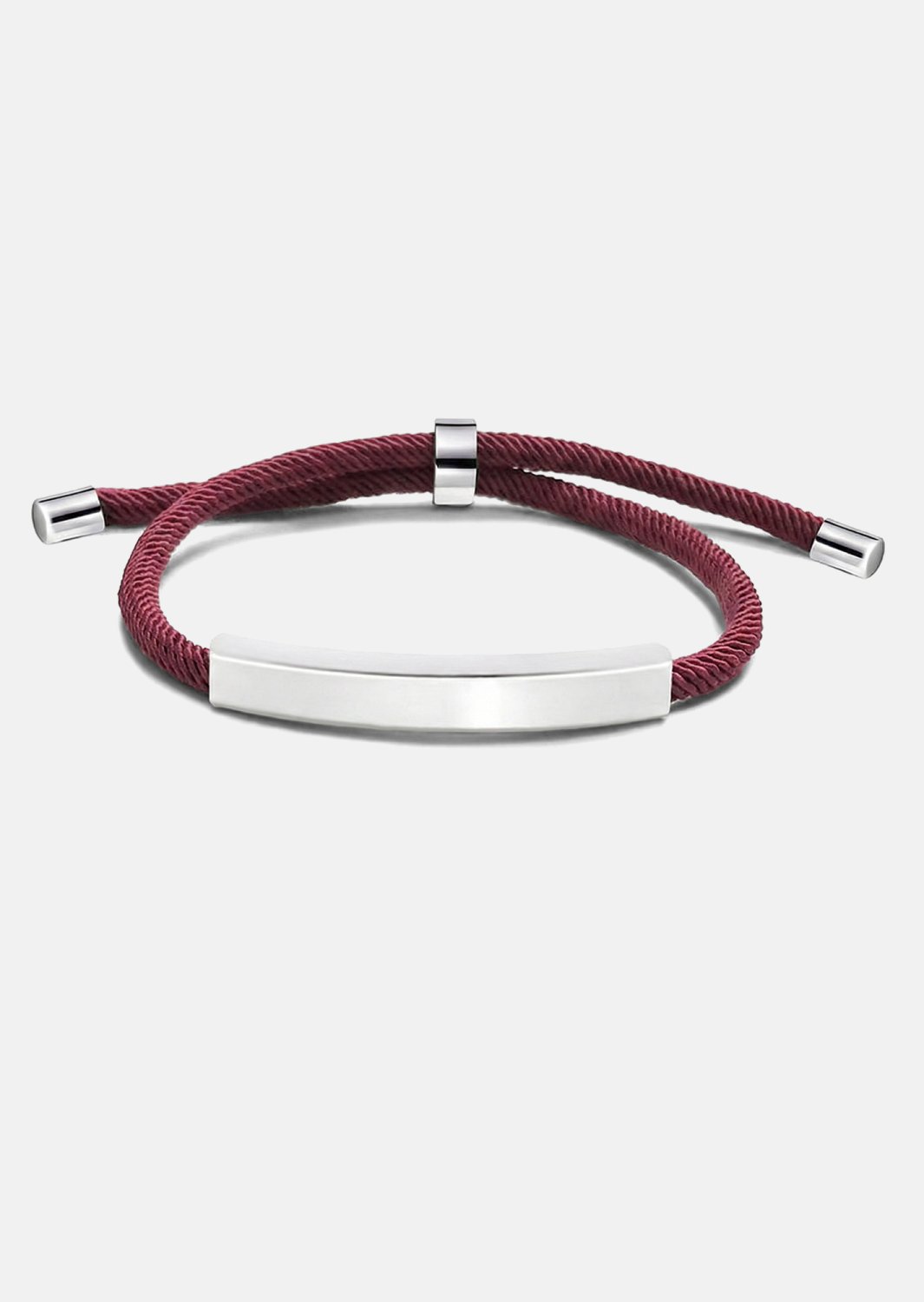 Cord Bracelet Steel Horizon