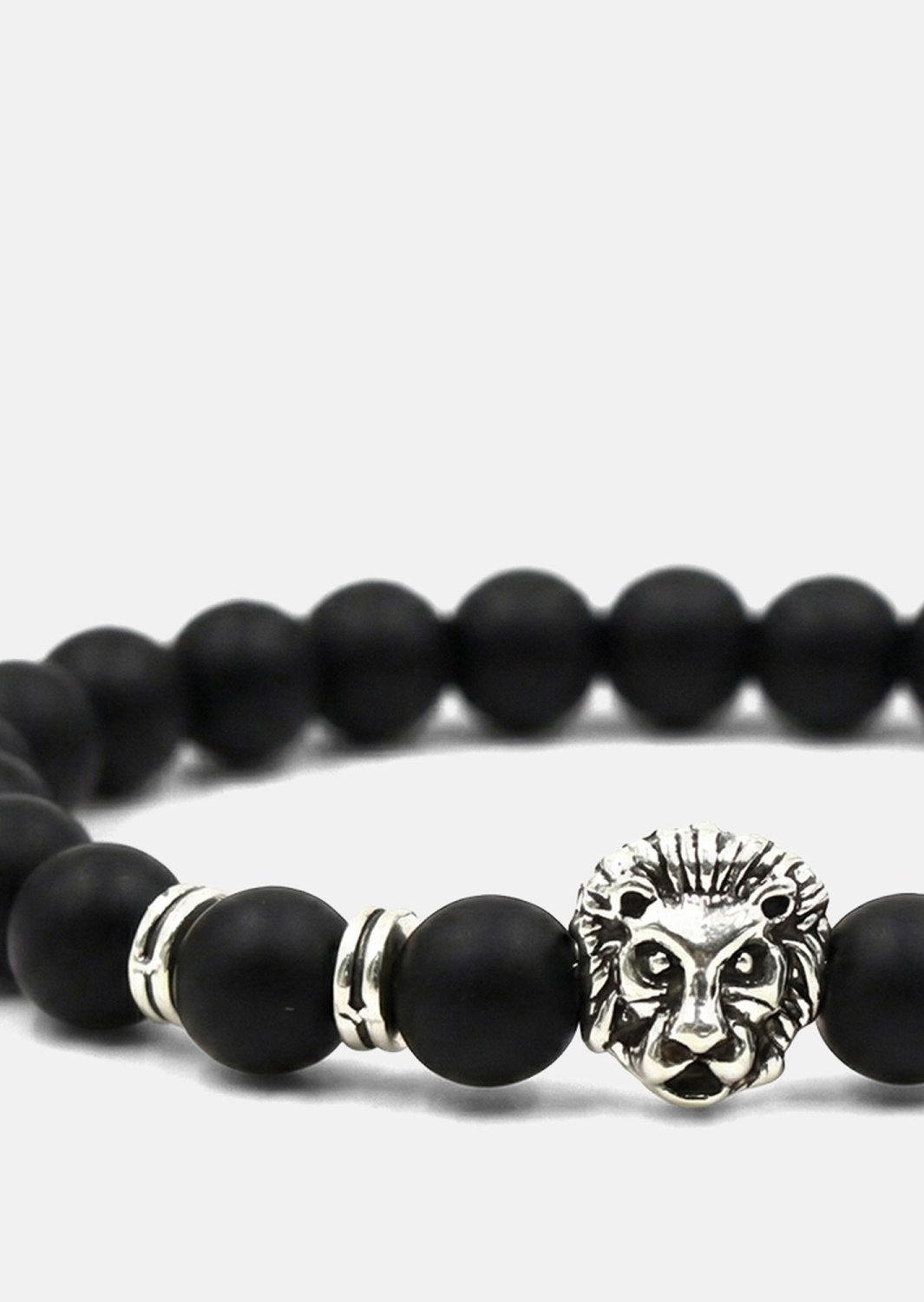 Beaded Bracelet Lions Emblem