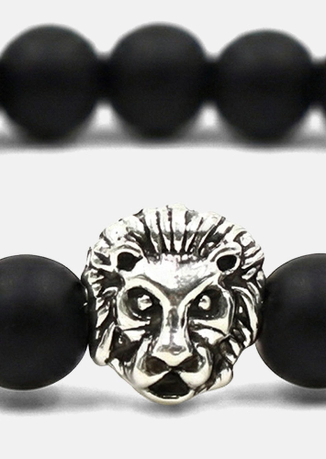 Beaded Bracelet Lions Emblem
