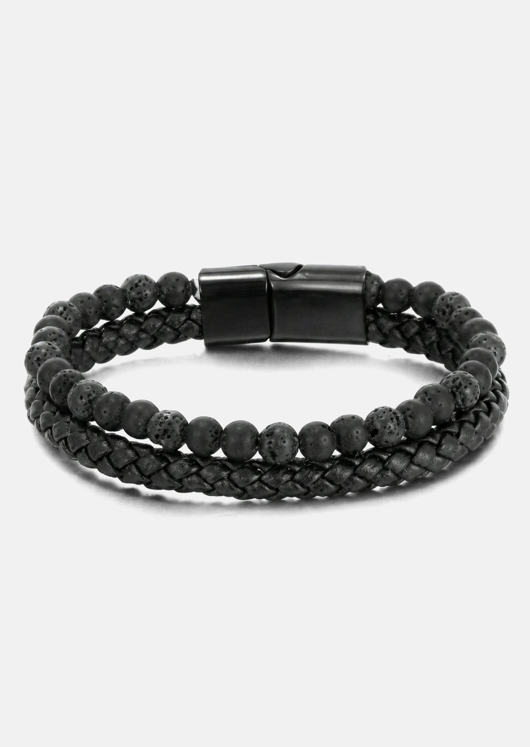 Leather Bracelet Shadow Embrace
