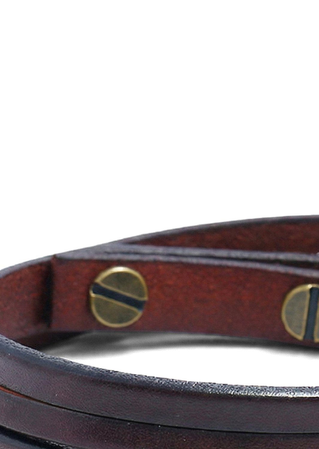Leather Bracelet Rugged Stride