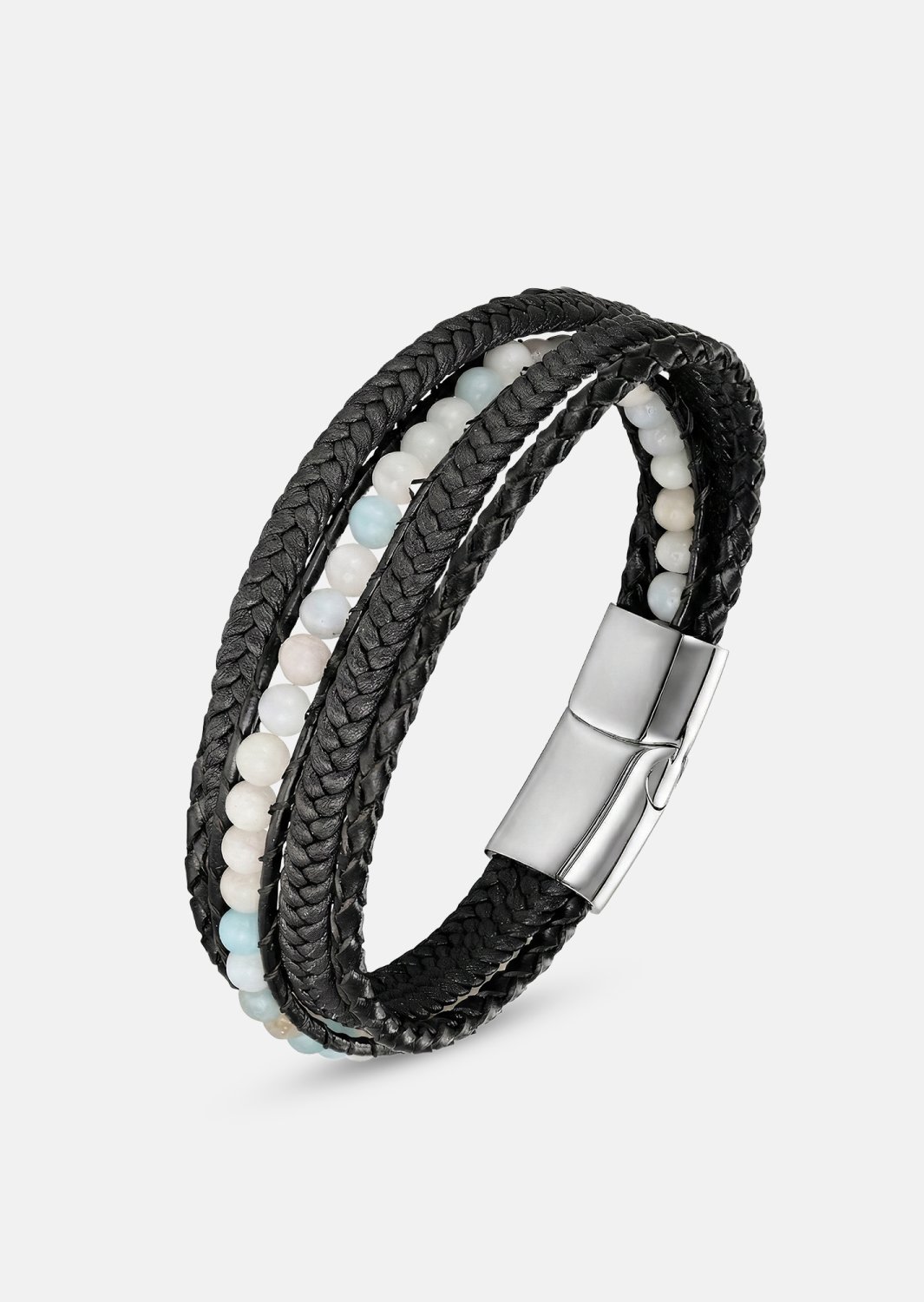 Leather Bracelet Titan Leaf