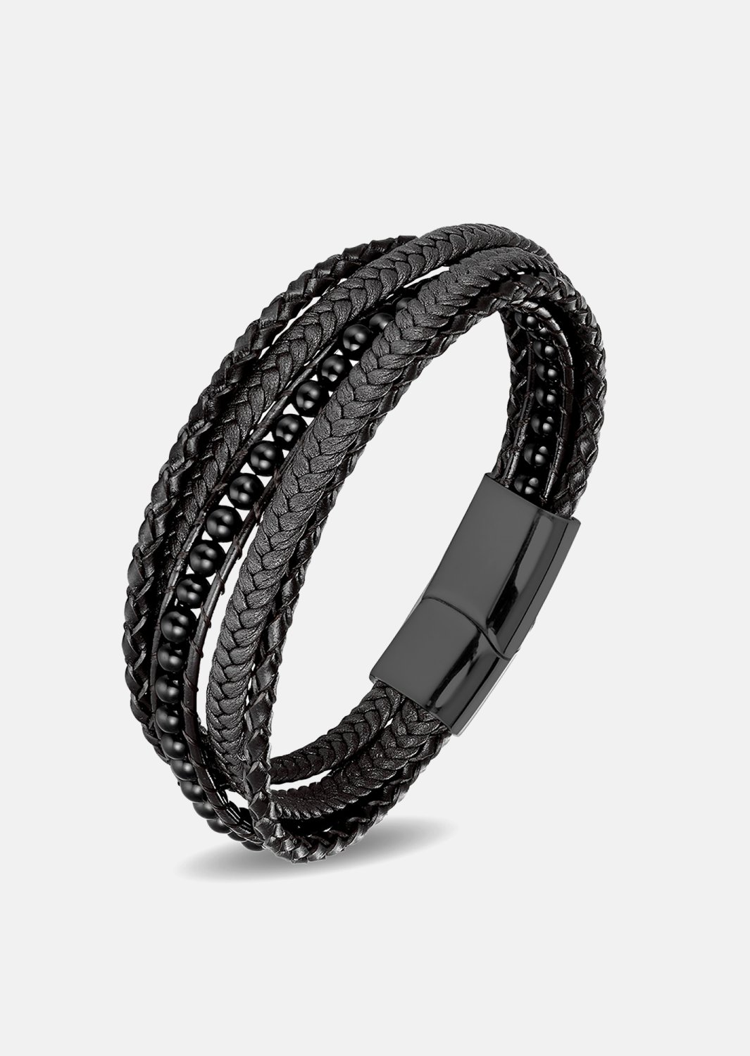 Leather Bracelet Raven Echo