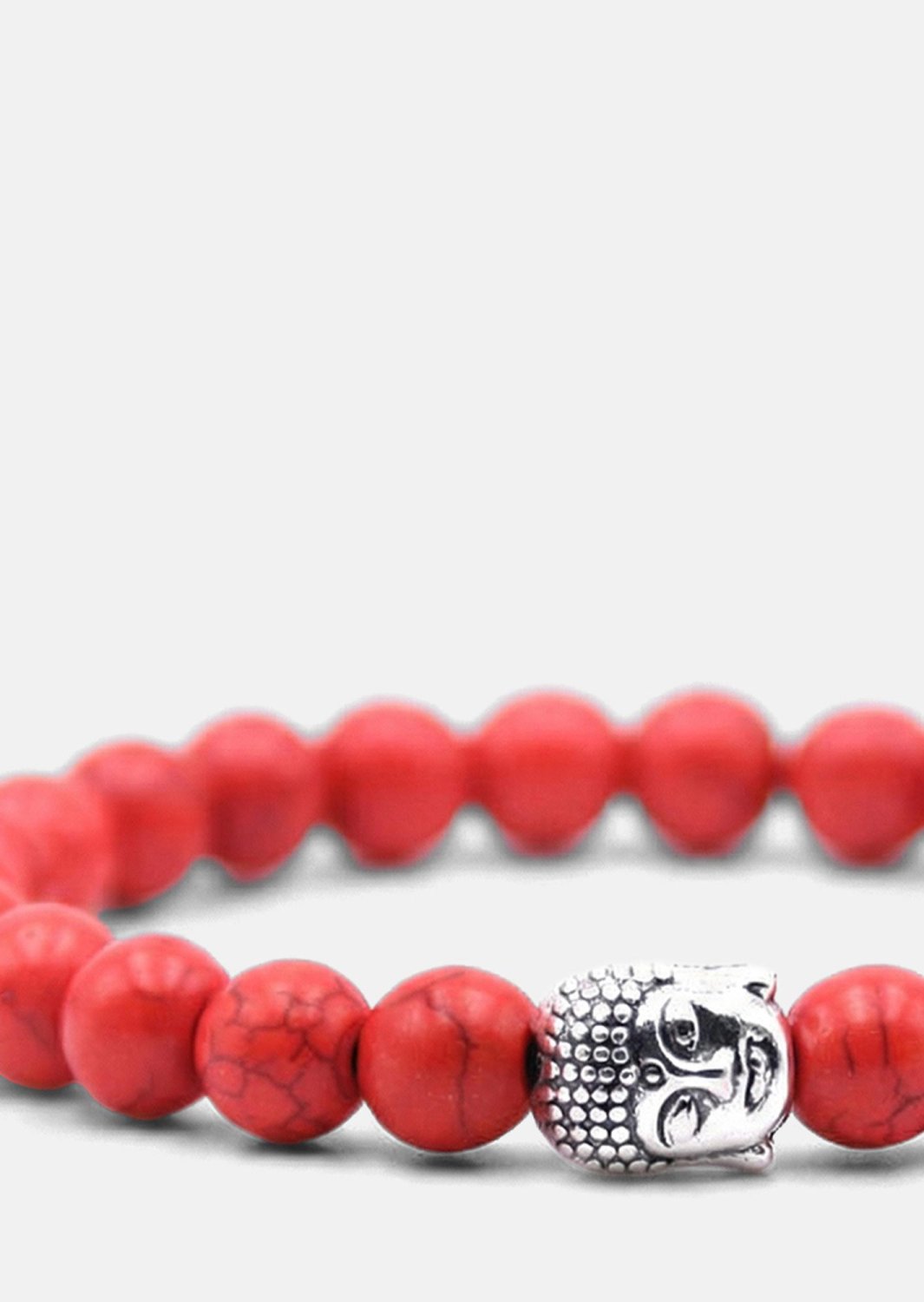 Beaded Bracelet Crimson Harmony