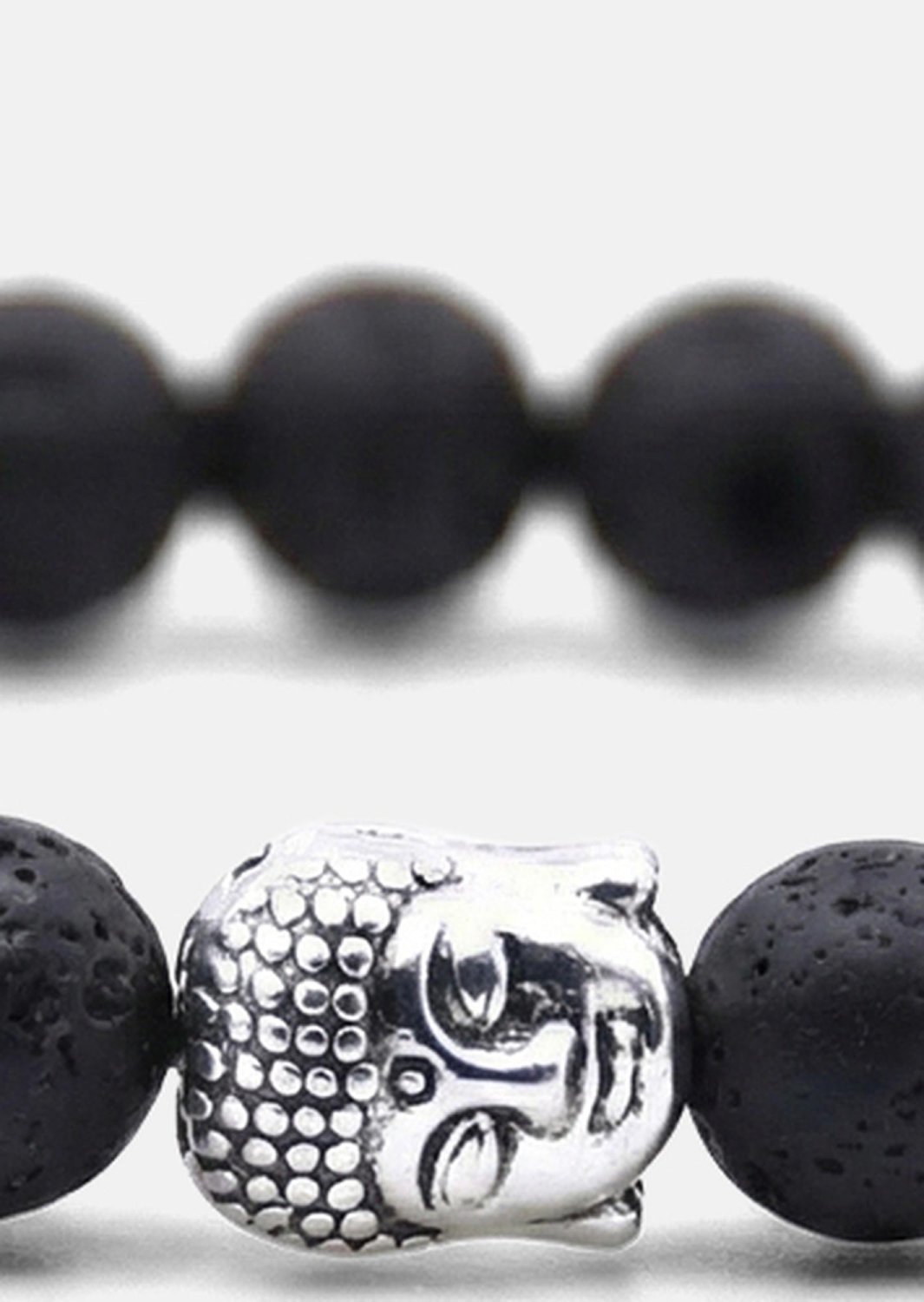 Beaded Bracelet Obsidian Aura