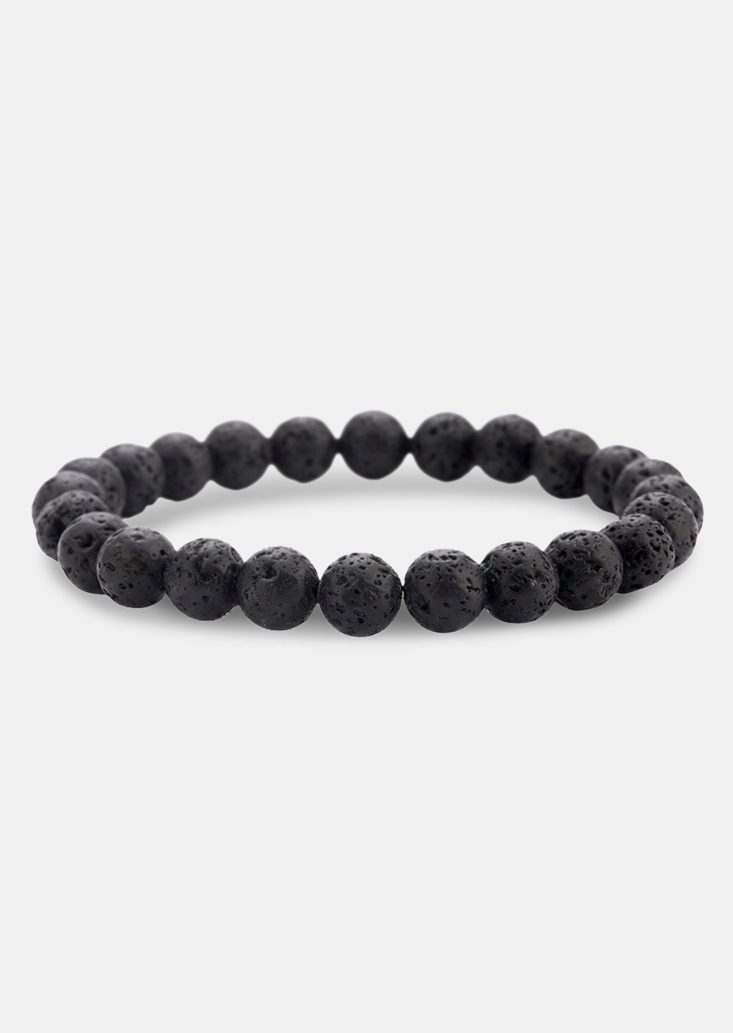 Beaded Bracelet Obsidian Thread