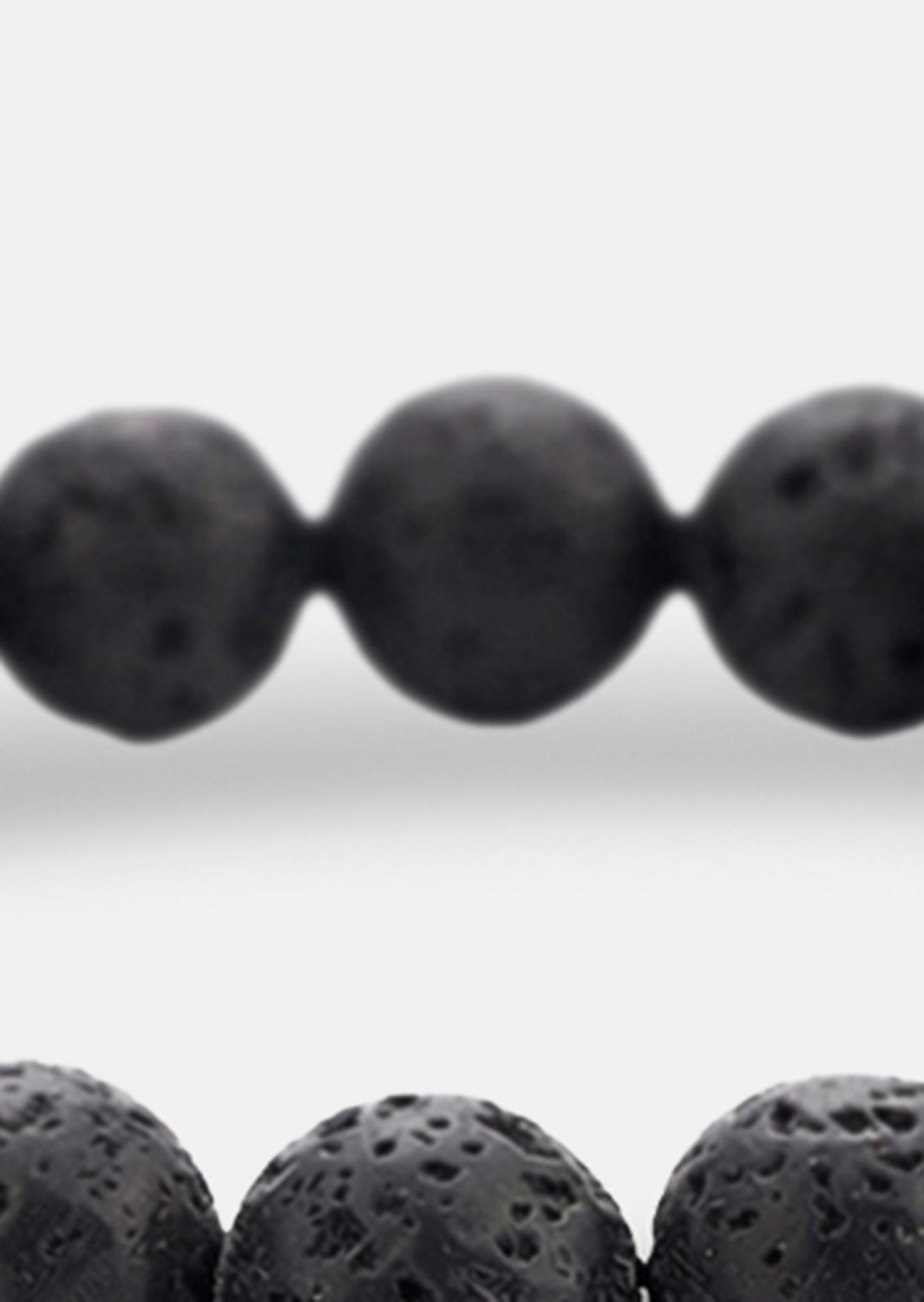 Beaded Bracelet Obsidian Thread