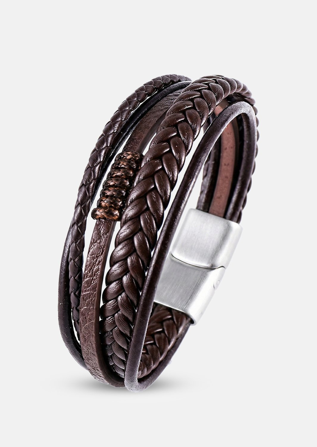 Leather Bracelet Ember Cadence