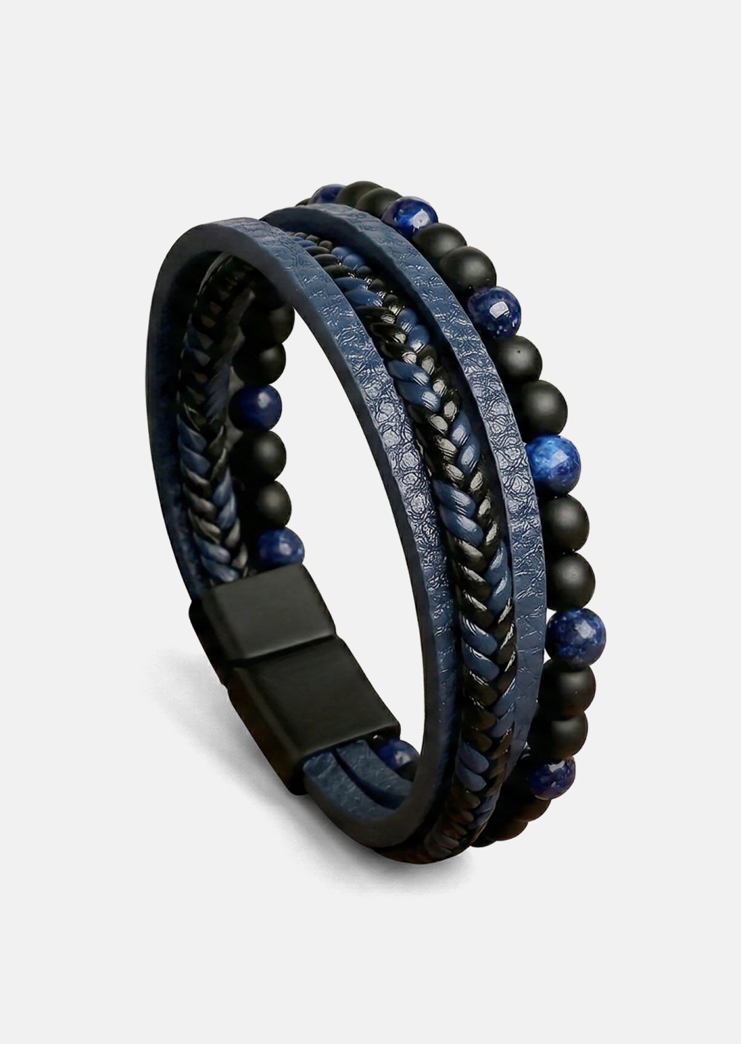 Leather Bracelet Midnight Knot