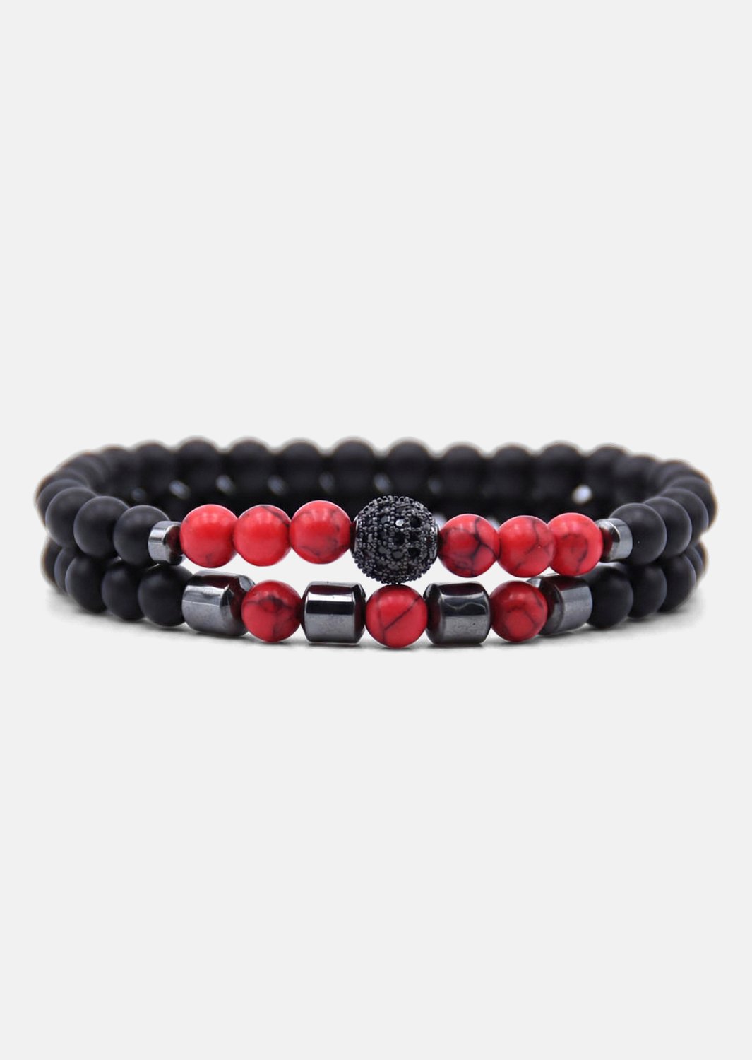 Beaded Bracelet Crimson Valor