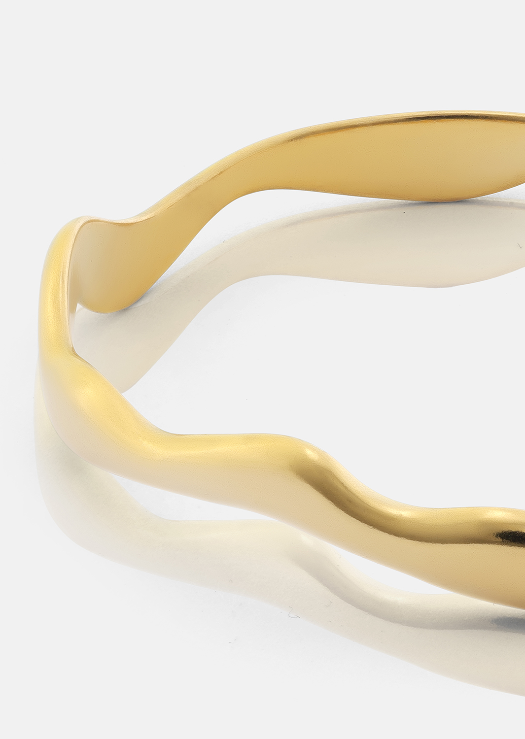 Bracelet Waveform - 18k Gold Plated