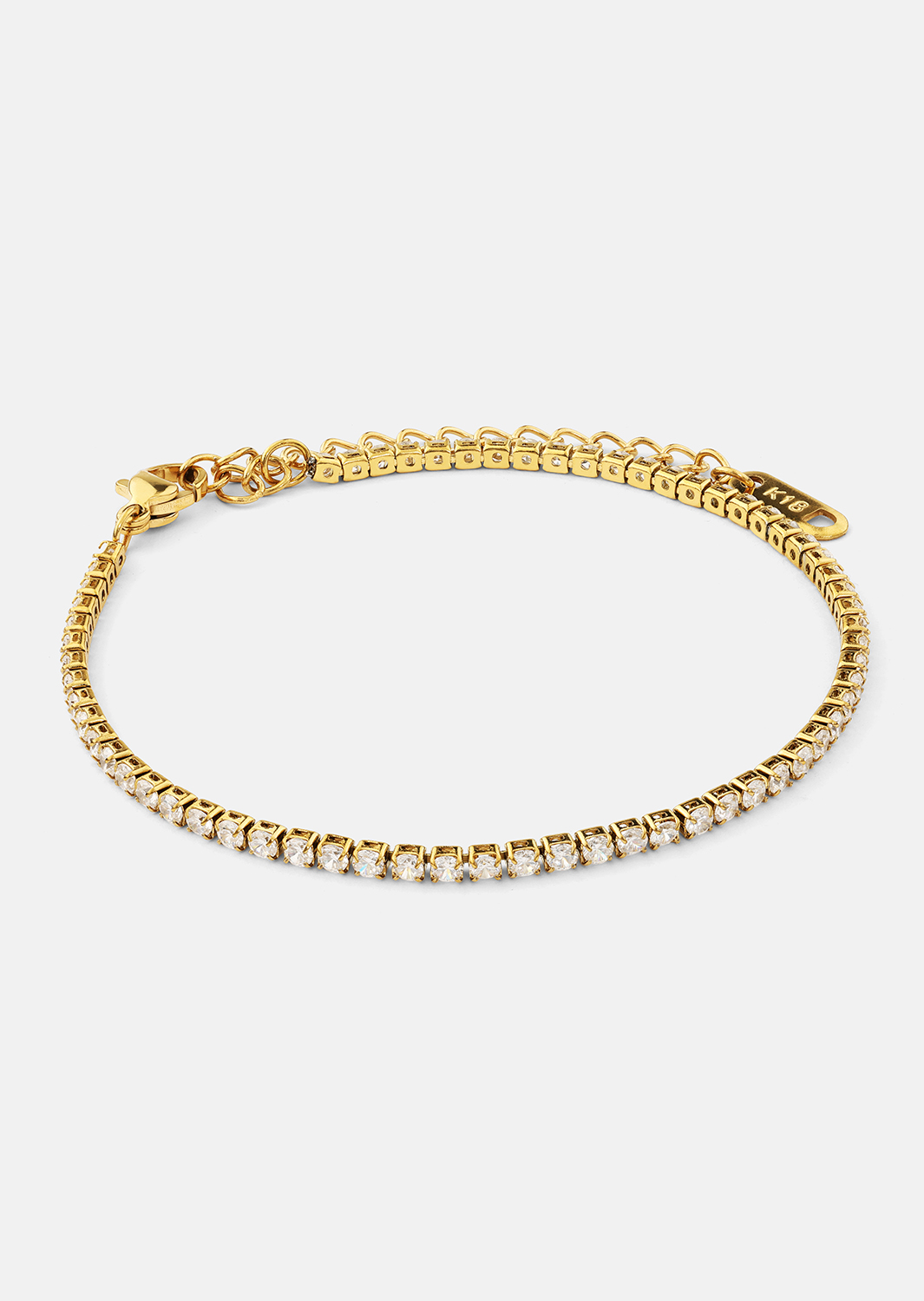 Bracelet Gloria Band 2.2mm - 18k Gold Plated