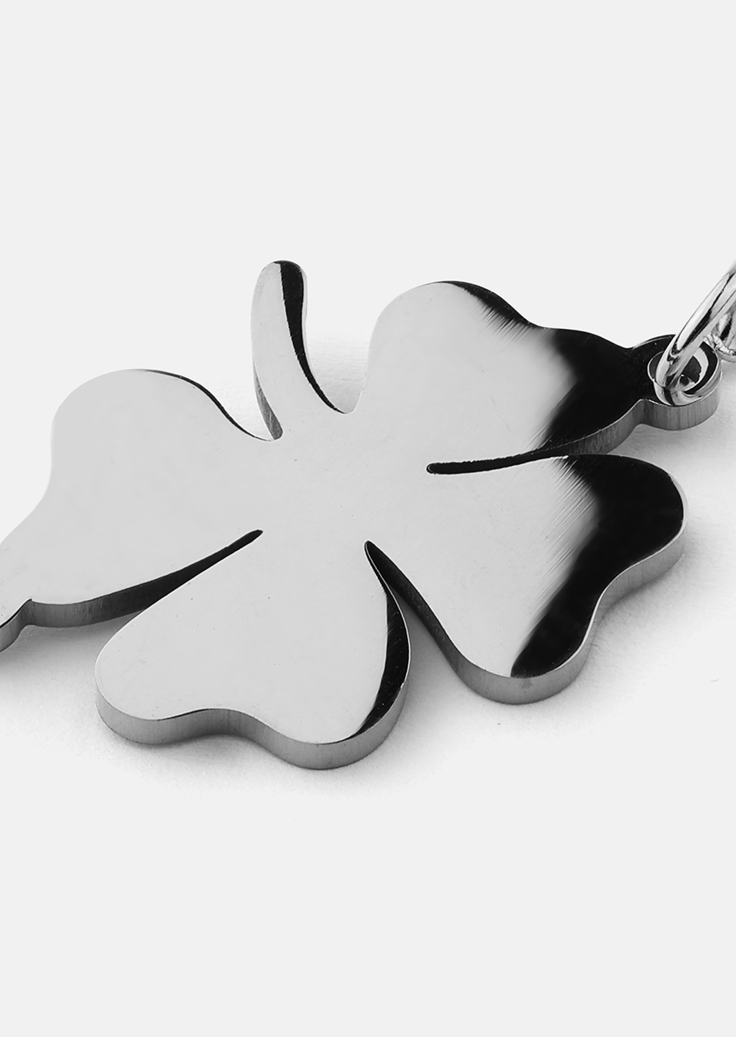 Golden Clover Charm Bracelet - Silver Plated