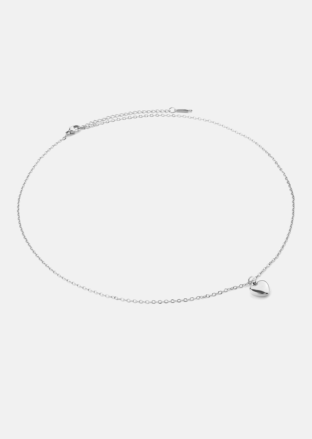 Necklace Heartbeat - Silver Plated