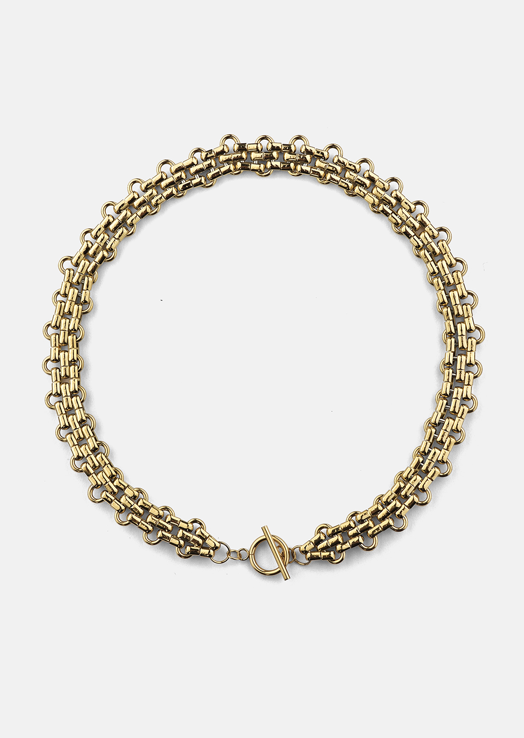 Necklace Bold Weave - 18k Gold Plated