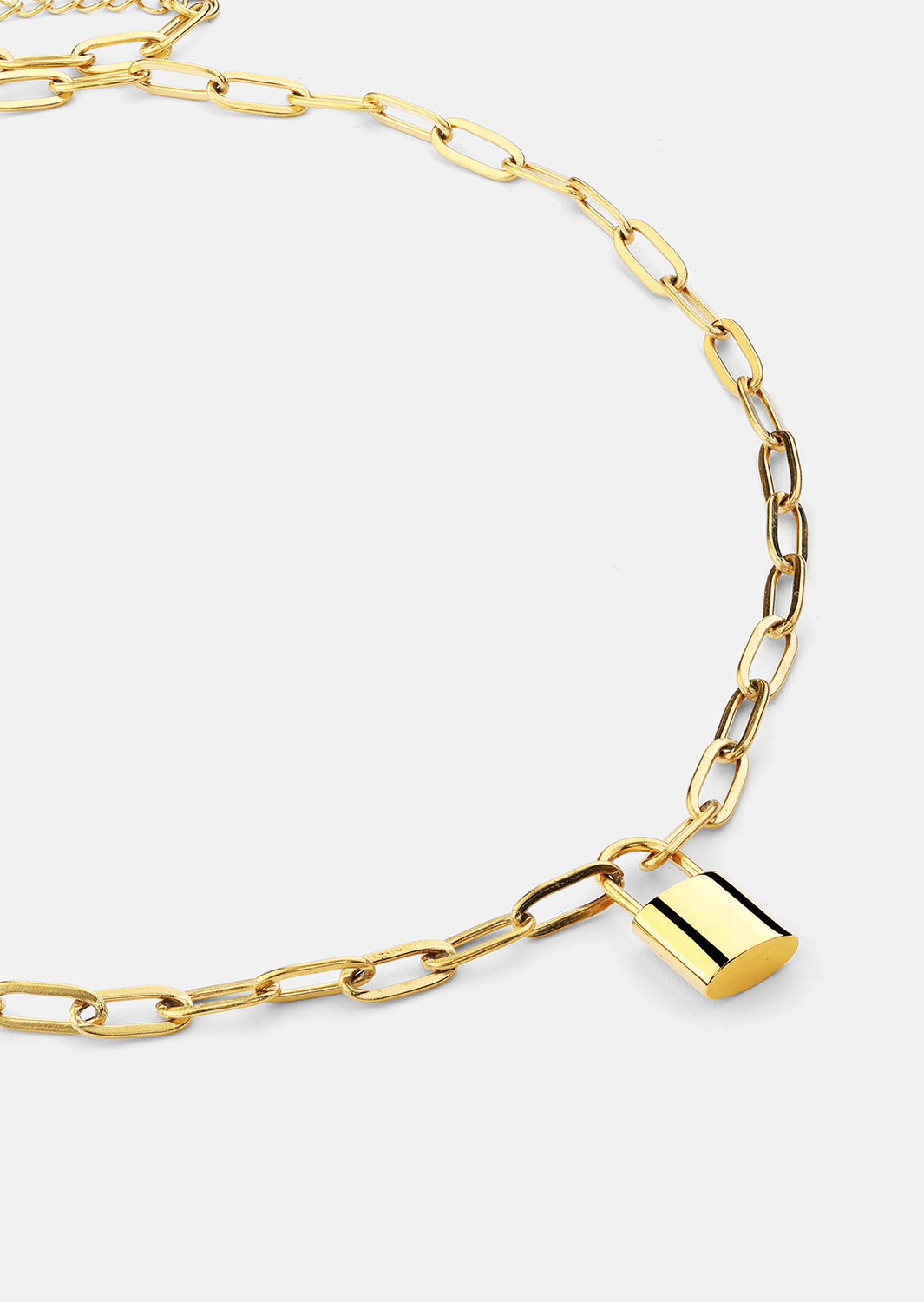 Necklace Golden Lock – 18k Gold Plated