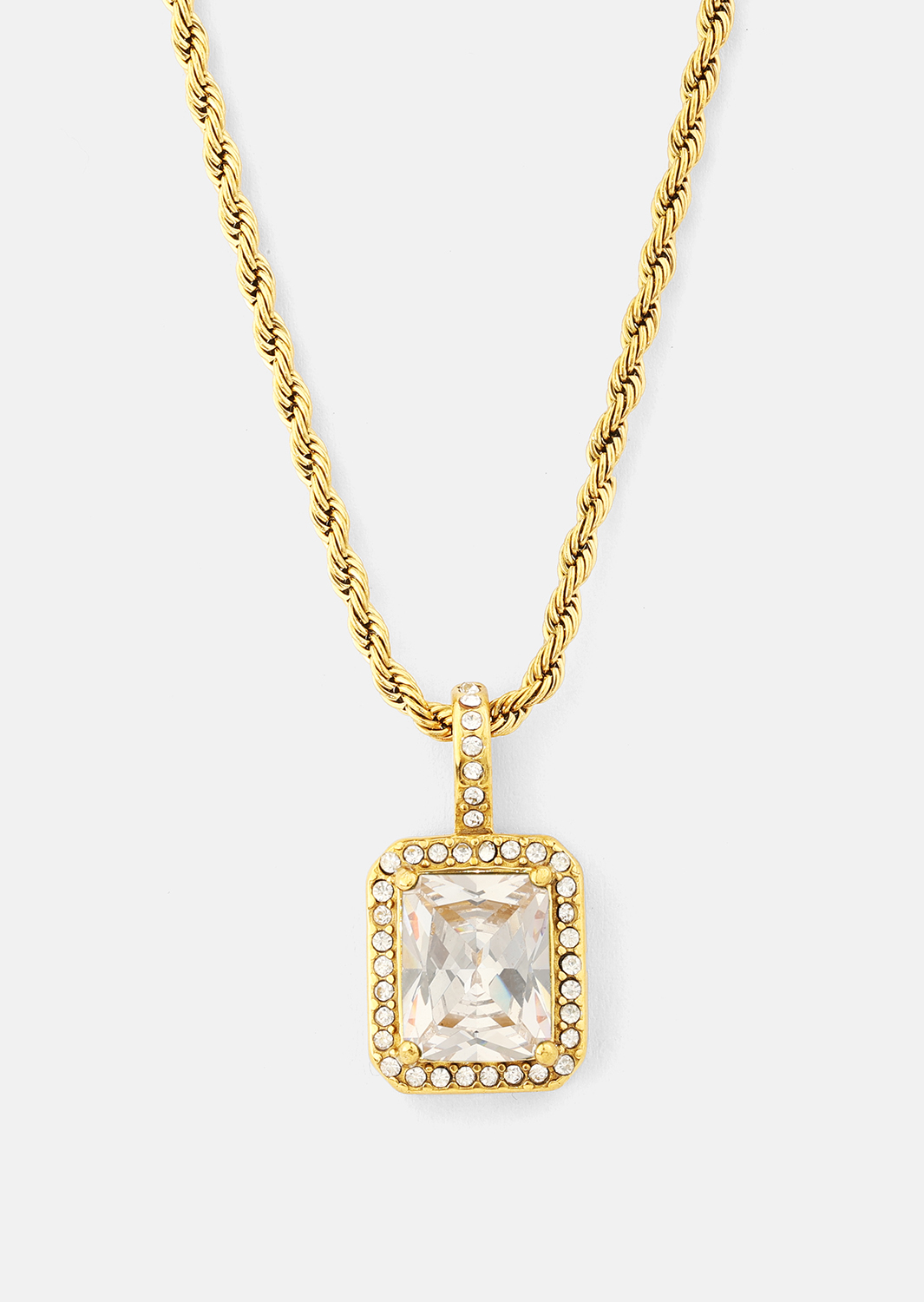 Necklace White Luxus - 18k Gold Plated
