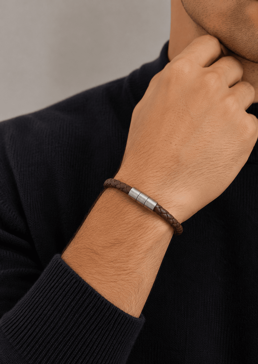 Leather Bracelet Iron Pact