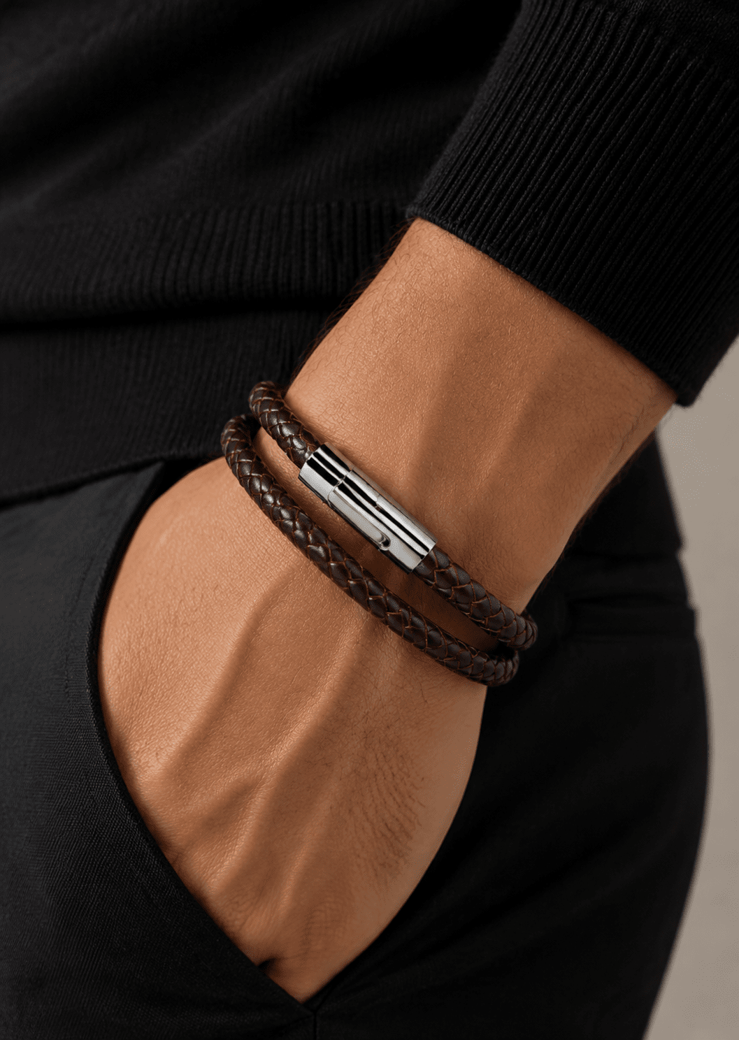 Leather Bracelet Titan Knot