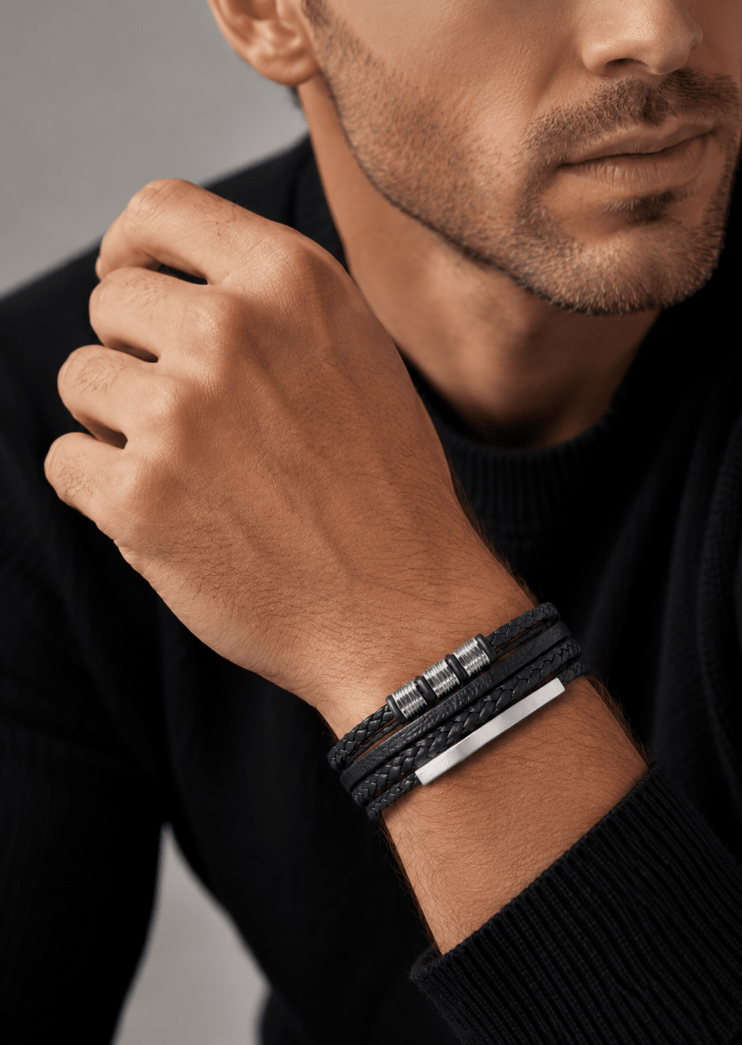 Leather Bracelet Valor Stride