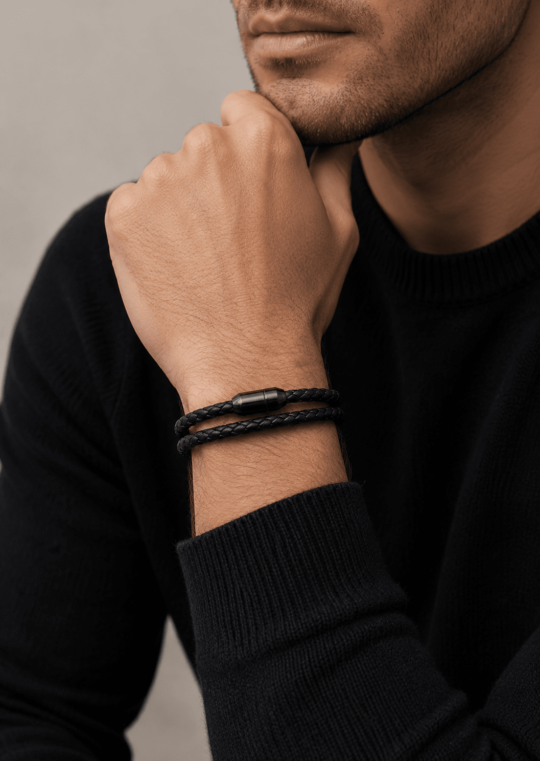 Leather Bracelet Vanguard Thread