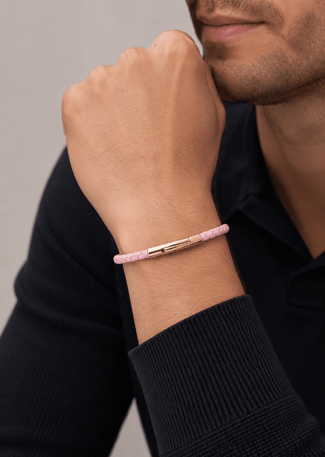 Leather Bracelet Venture Thread