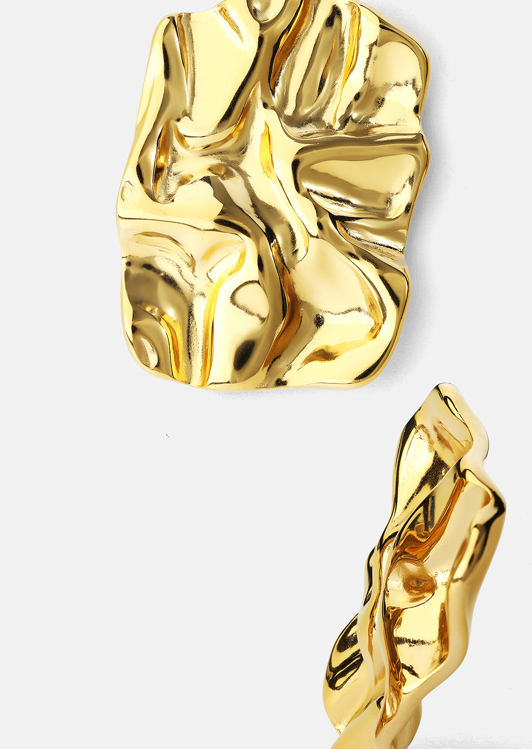 Earring Lava - 18k Gold Plated