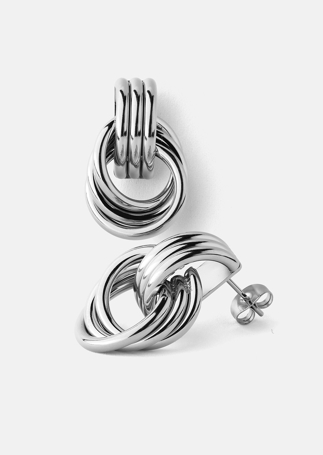 Earrings Unity Loop - Silver Plated