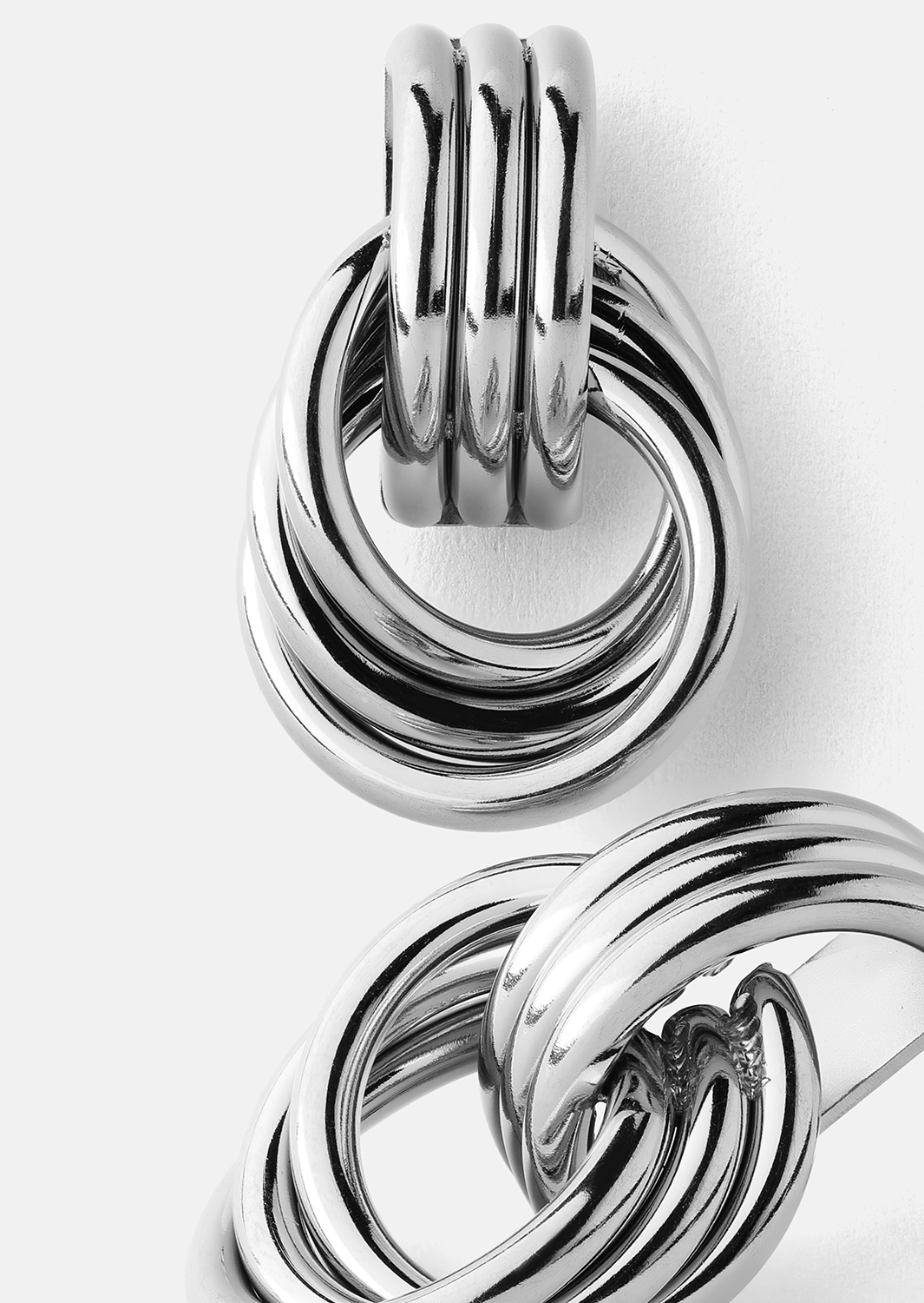 Earrings Unity Loop - Silver Plated