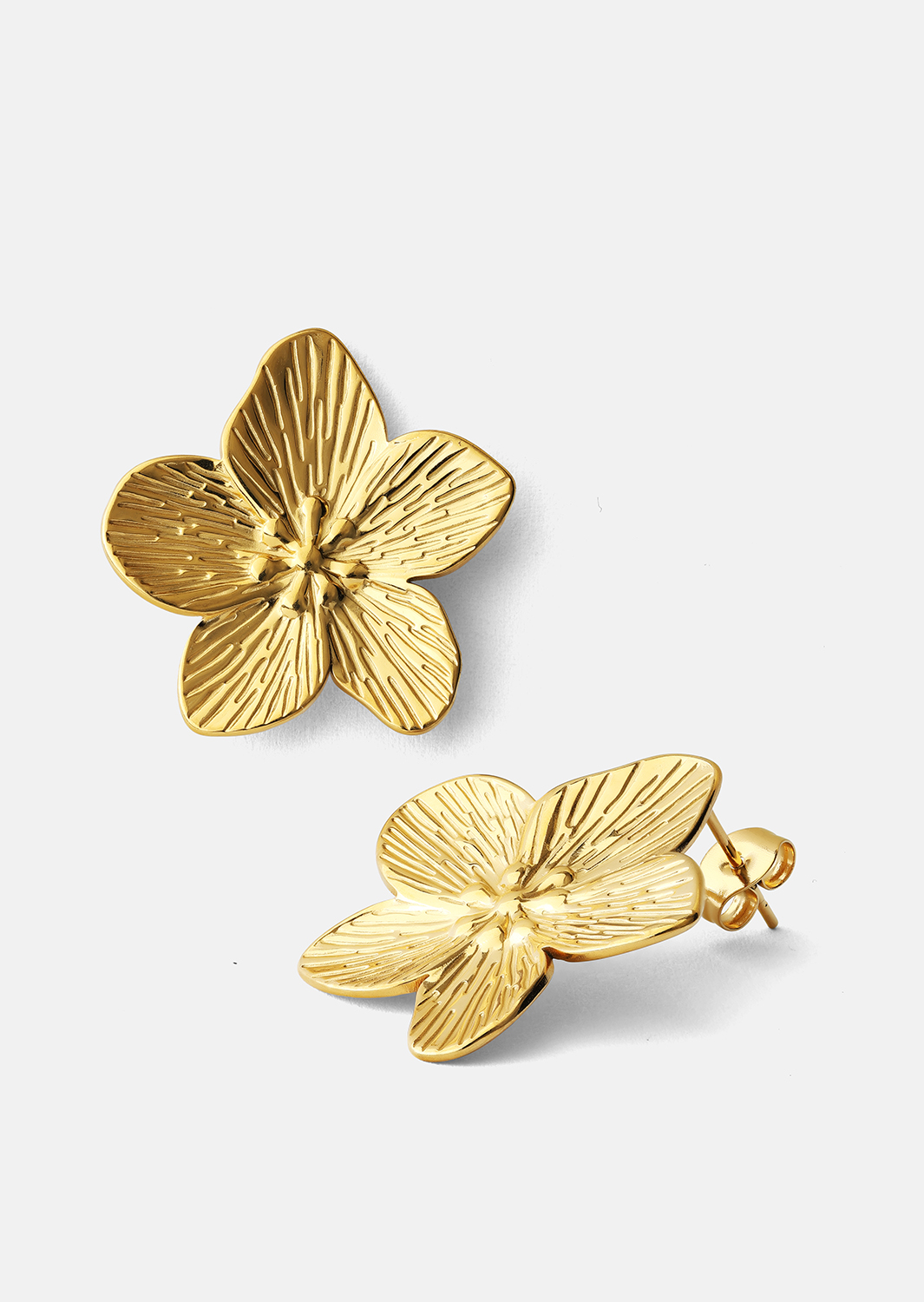 Earrings Blossom - 18k Gold Plated