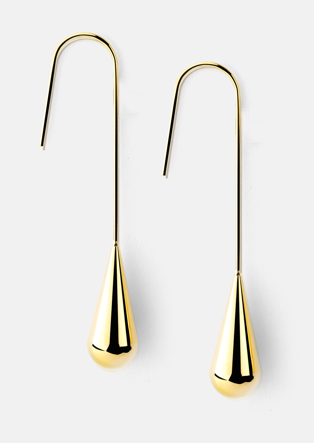 Earring Golden Drop Elegance - 18k Gold Plated