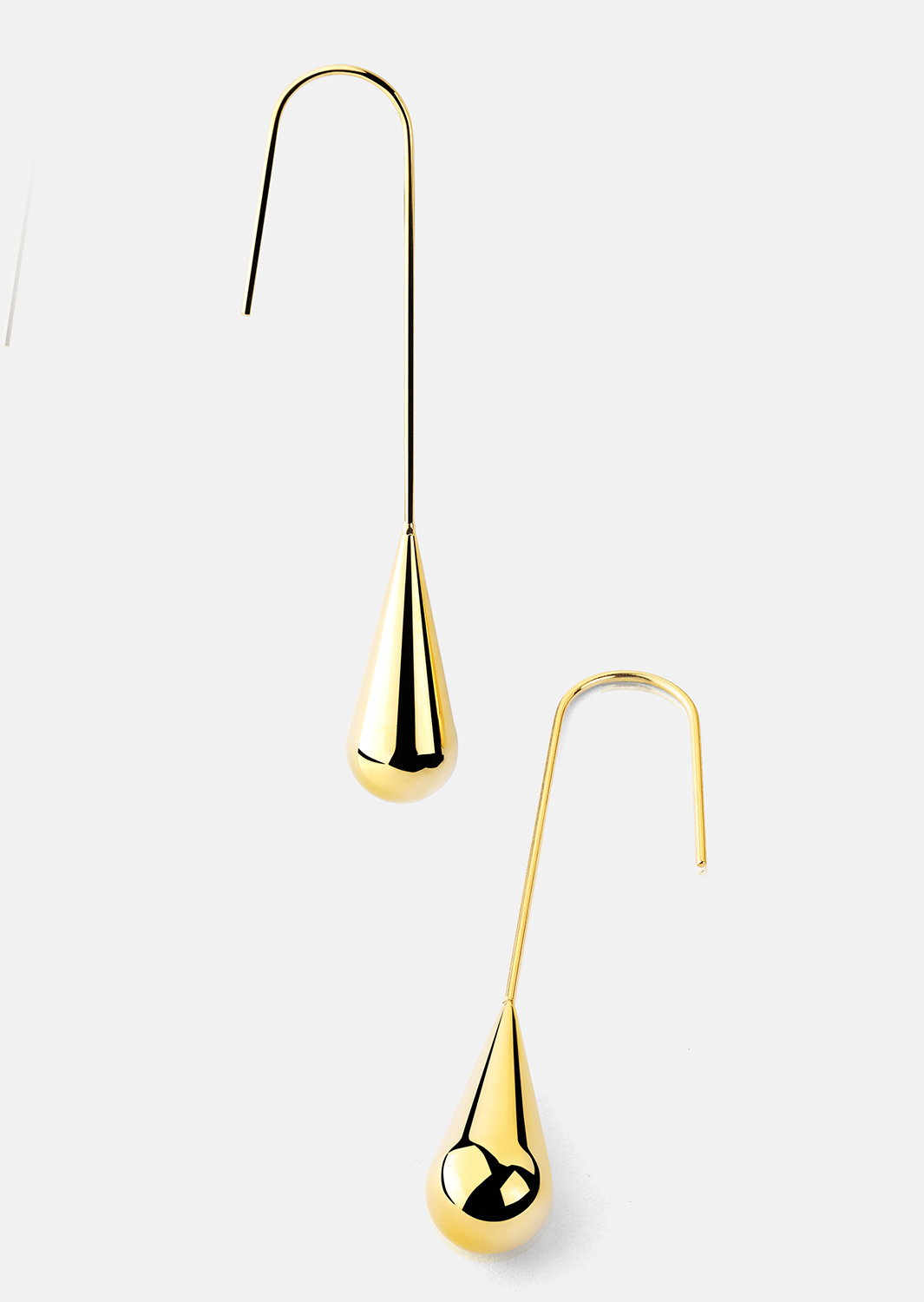 Earring Golden Drop Elegance - 18k Gold Plated